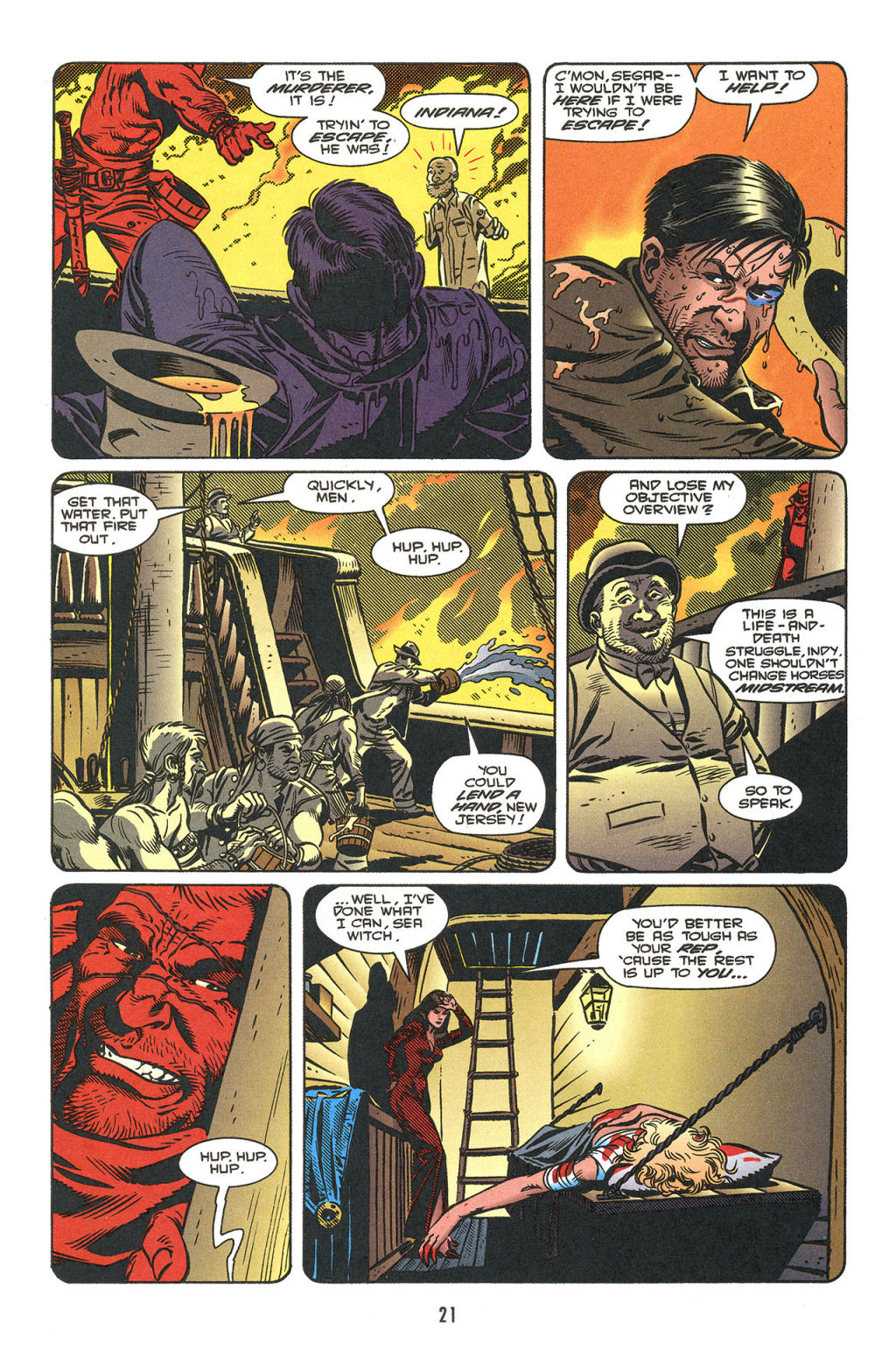 Read online Indiana Jones and the Sargasso Pirates comic -  Issue #3 - 23