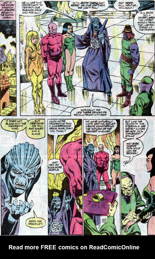Read online Eternals (1985) comic -  Issue #11 - 4