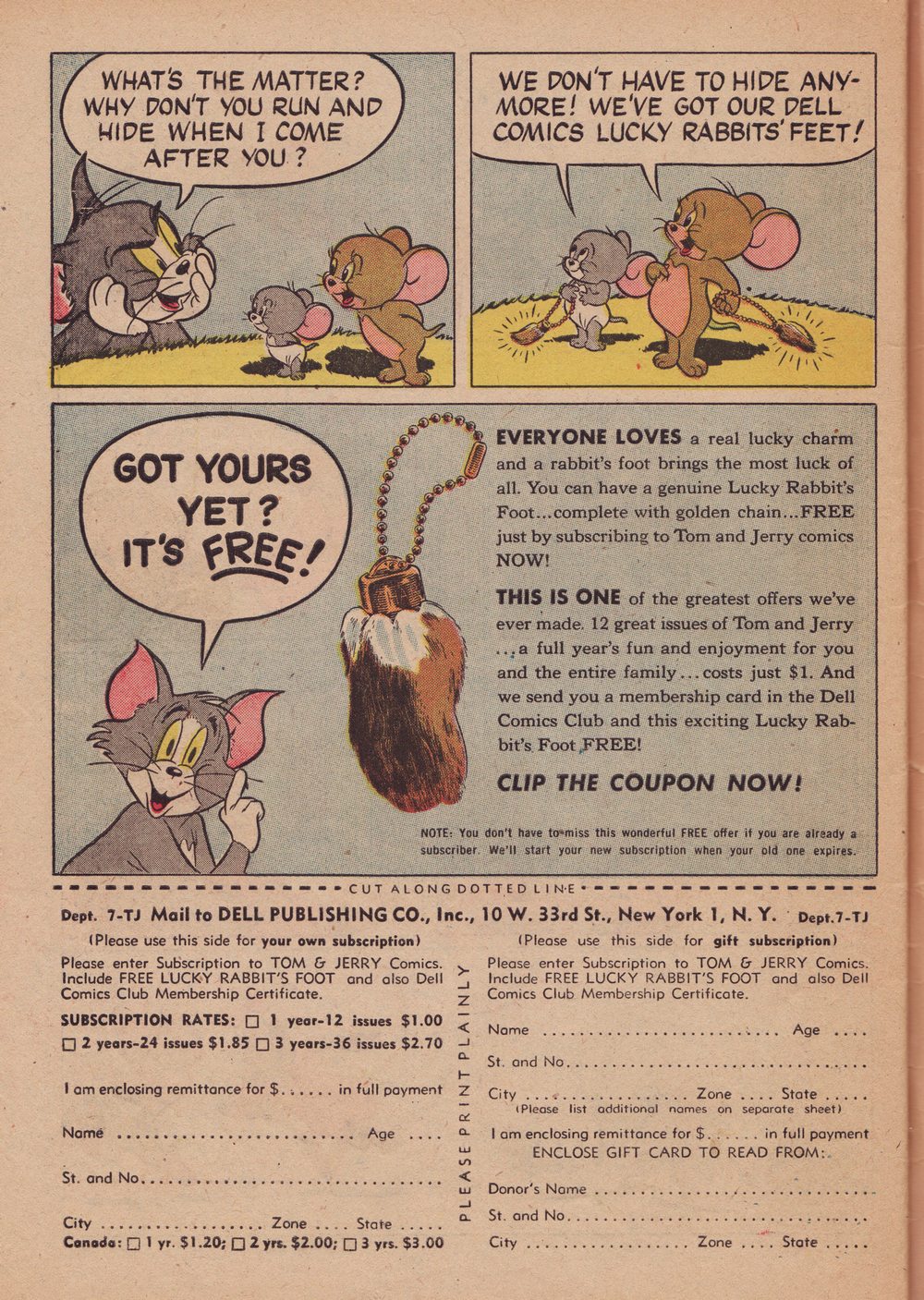 Read online Tom & Jerry Comics comic -  Issue #120 - 50