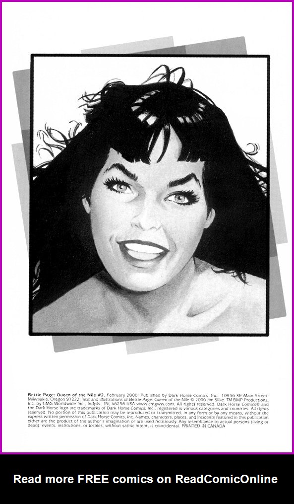 Read online Bettie Page: Queen of the Nile comic -  Issue #2 - 2