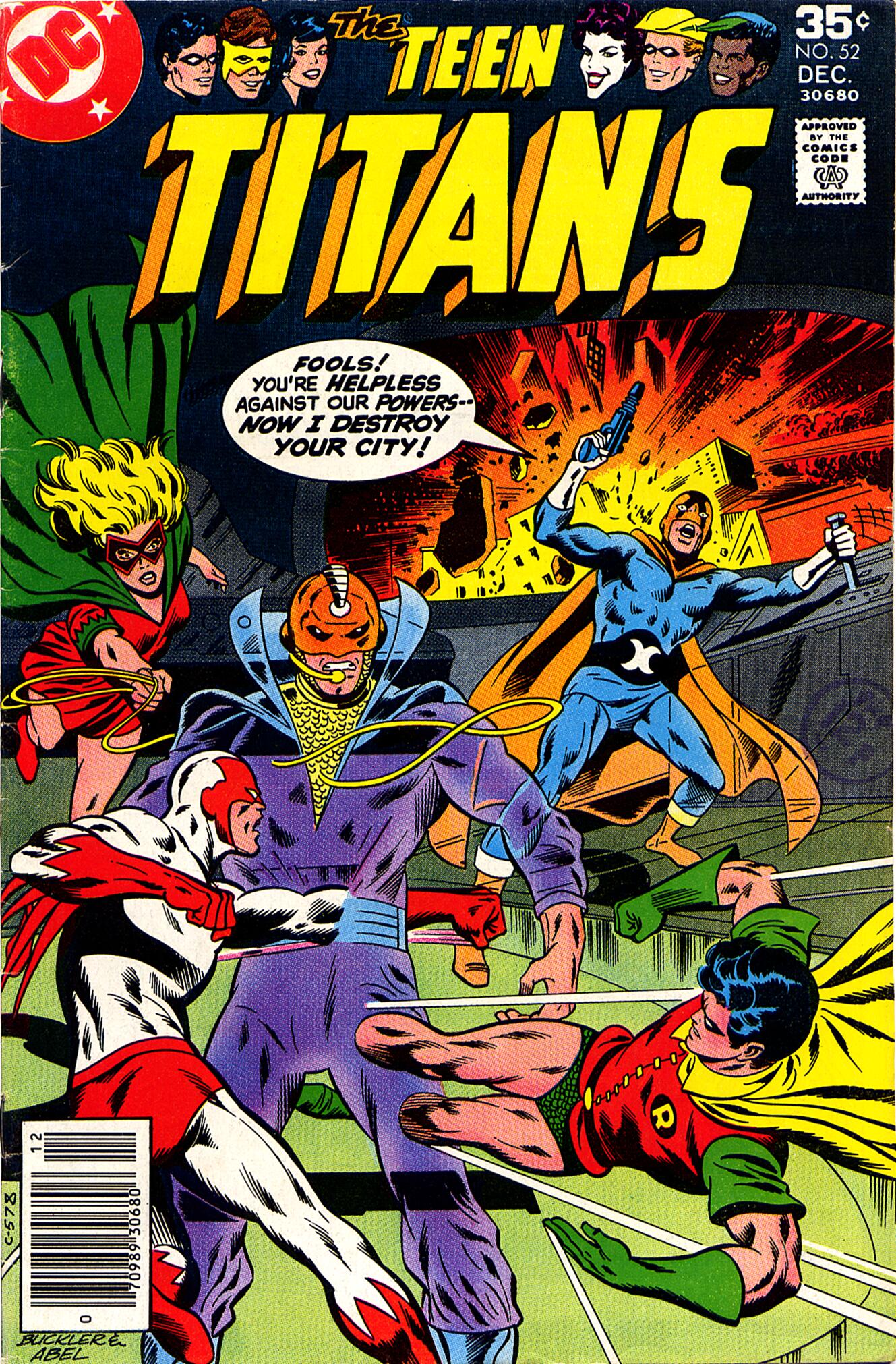 Read online Teen Titans (1966) comic -  Issue #52 - 1