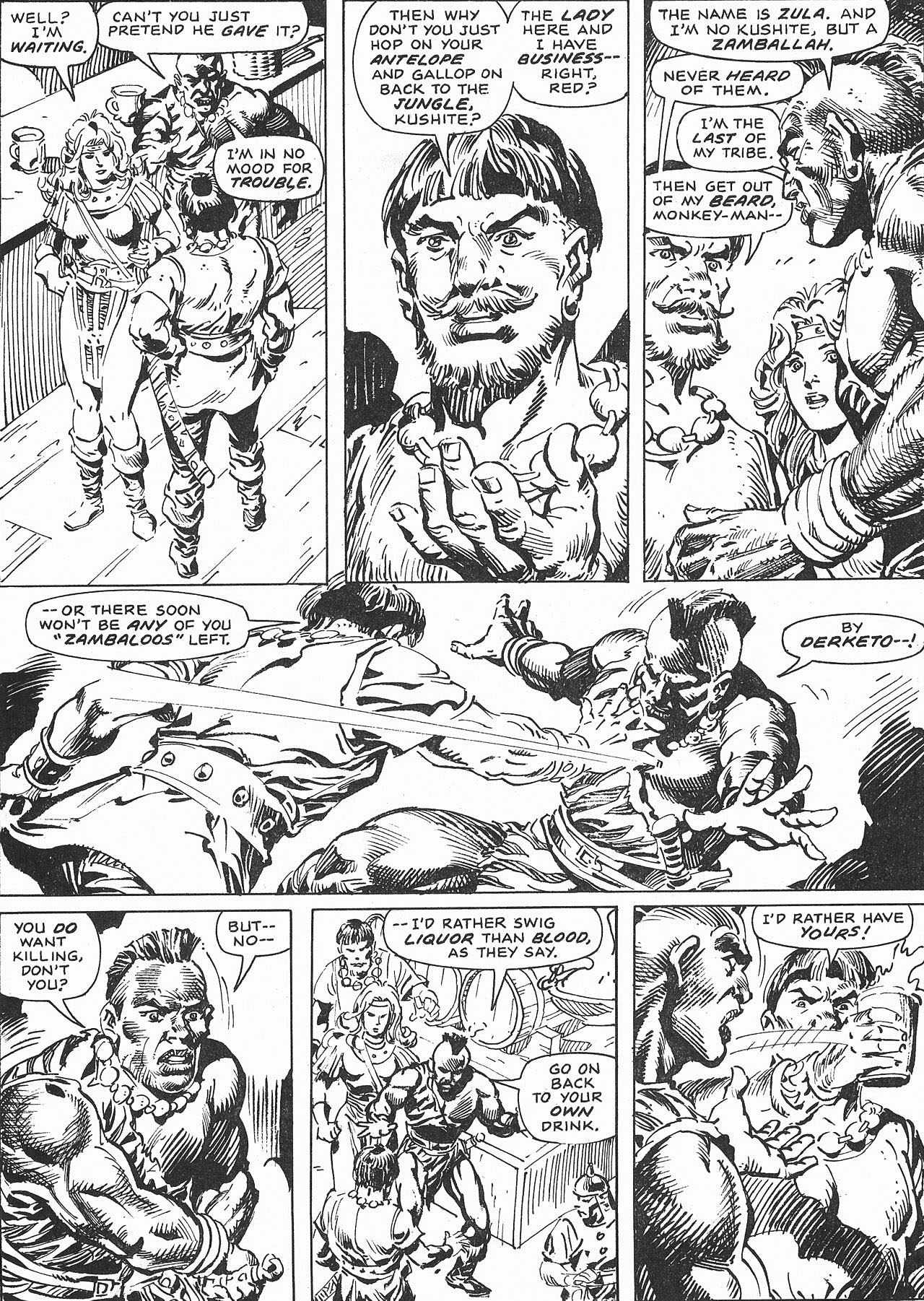 Read online The Savage Sword Of Conan comic -  Issue #207 - 55