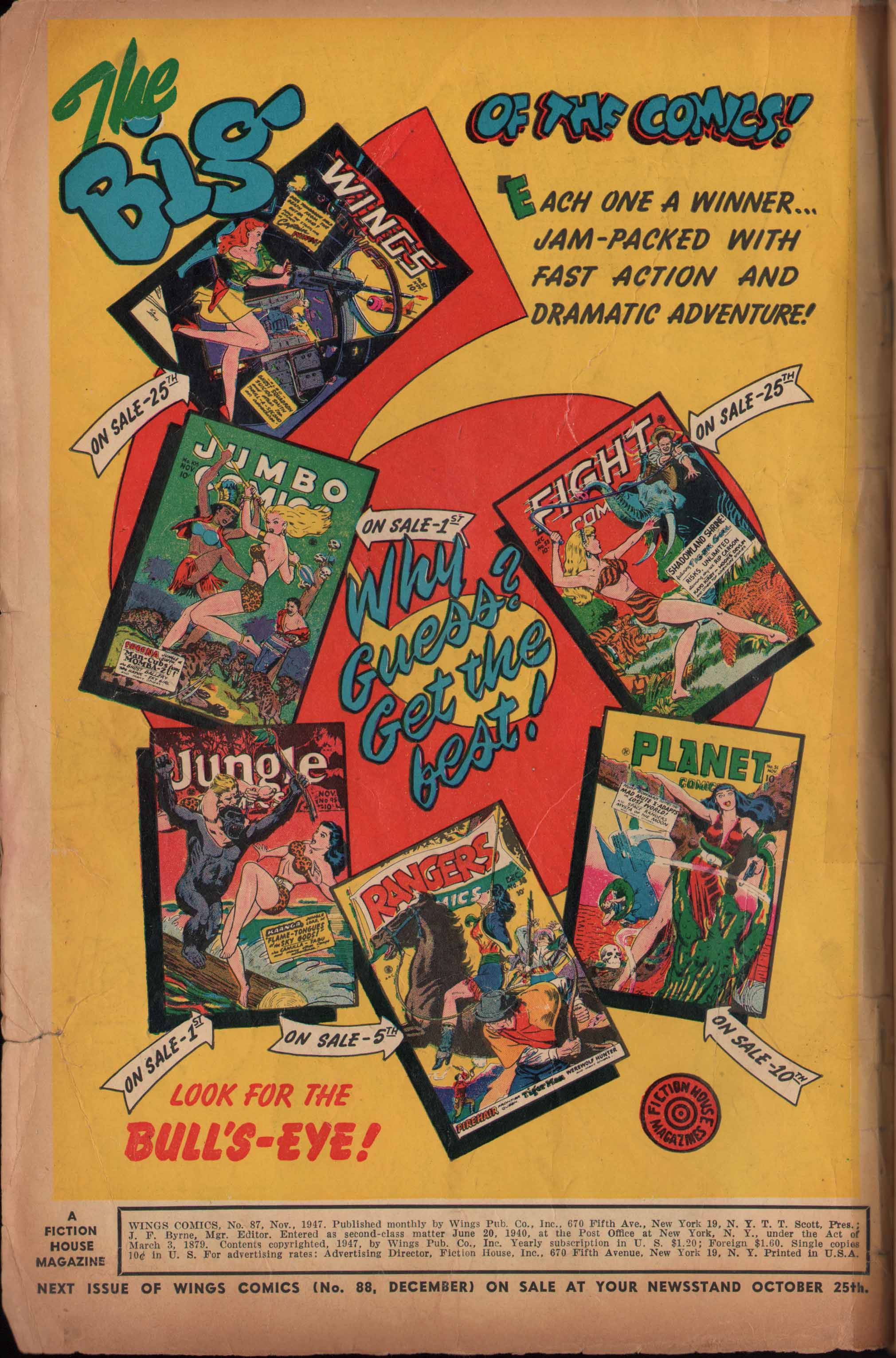 Read online Wings Comics comic -  Issue #87 - 2