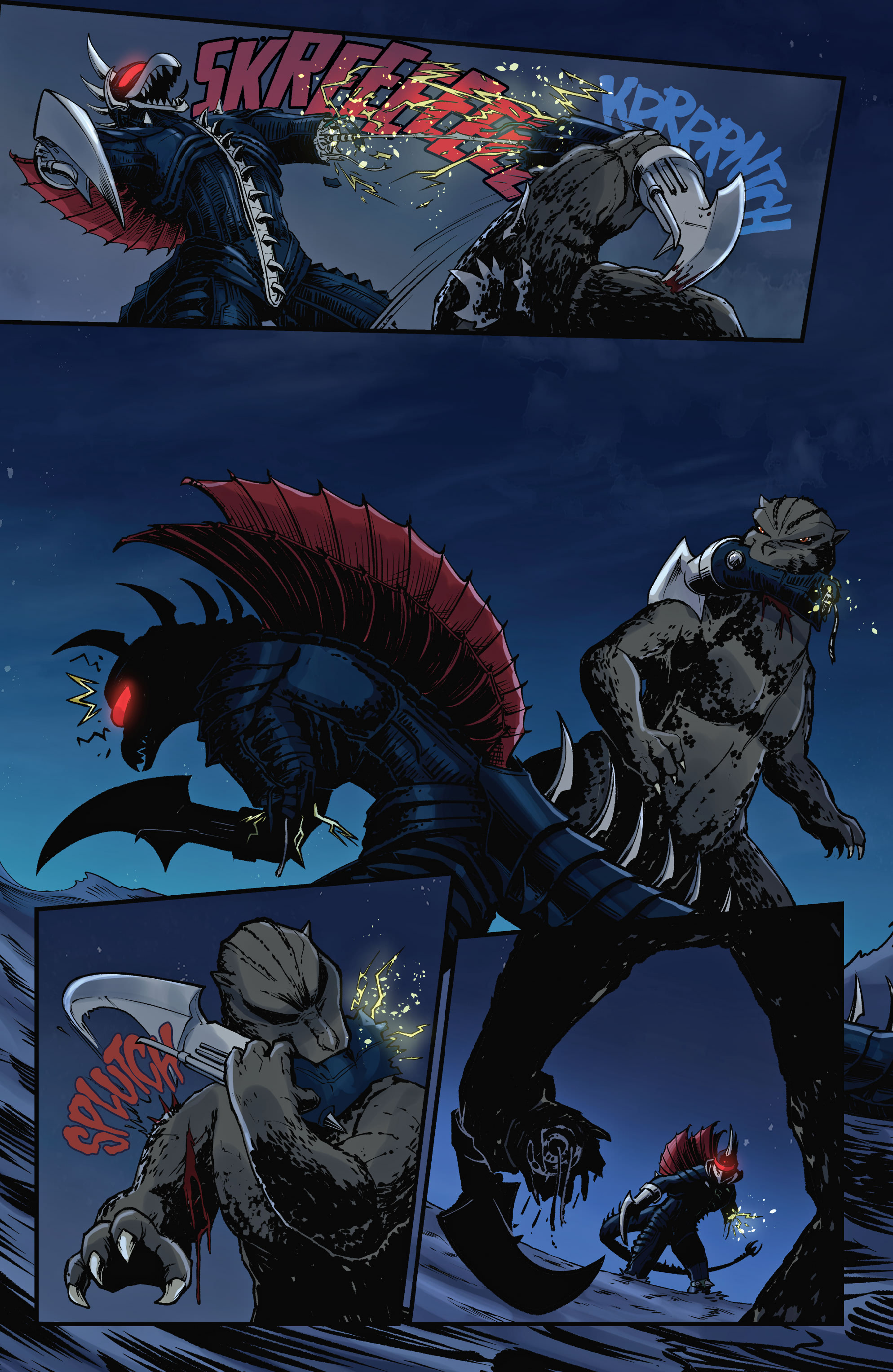 Read online Godzilla Rivals: Vs. Gigan comic -  Issue # Full - 31