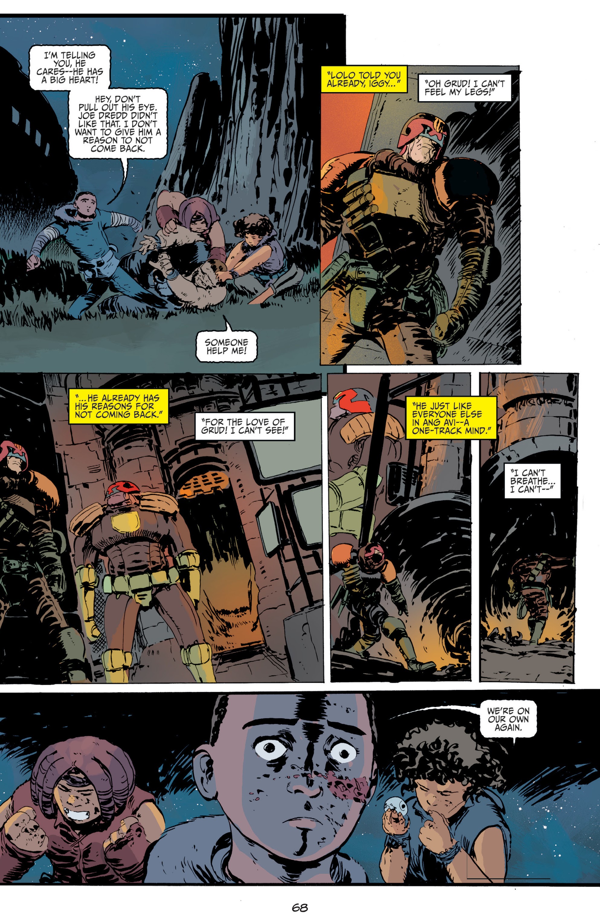 Read online Judge Dredd: Mega-City Zero comic -  Issue # TPB 1 - 68