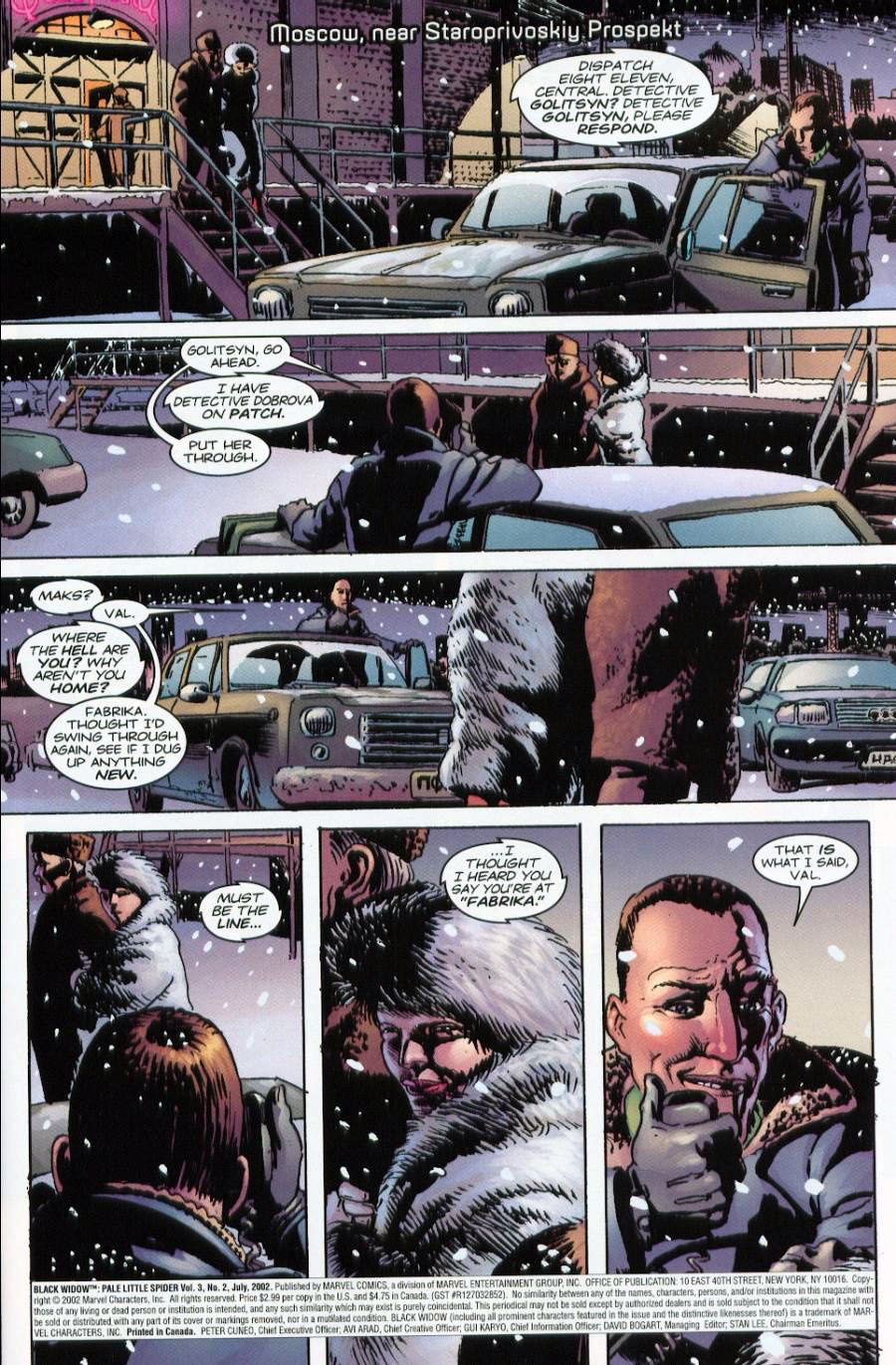Read online Black Widow: Pale Little Spider comic -  Issue #2 - 2