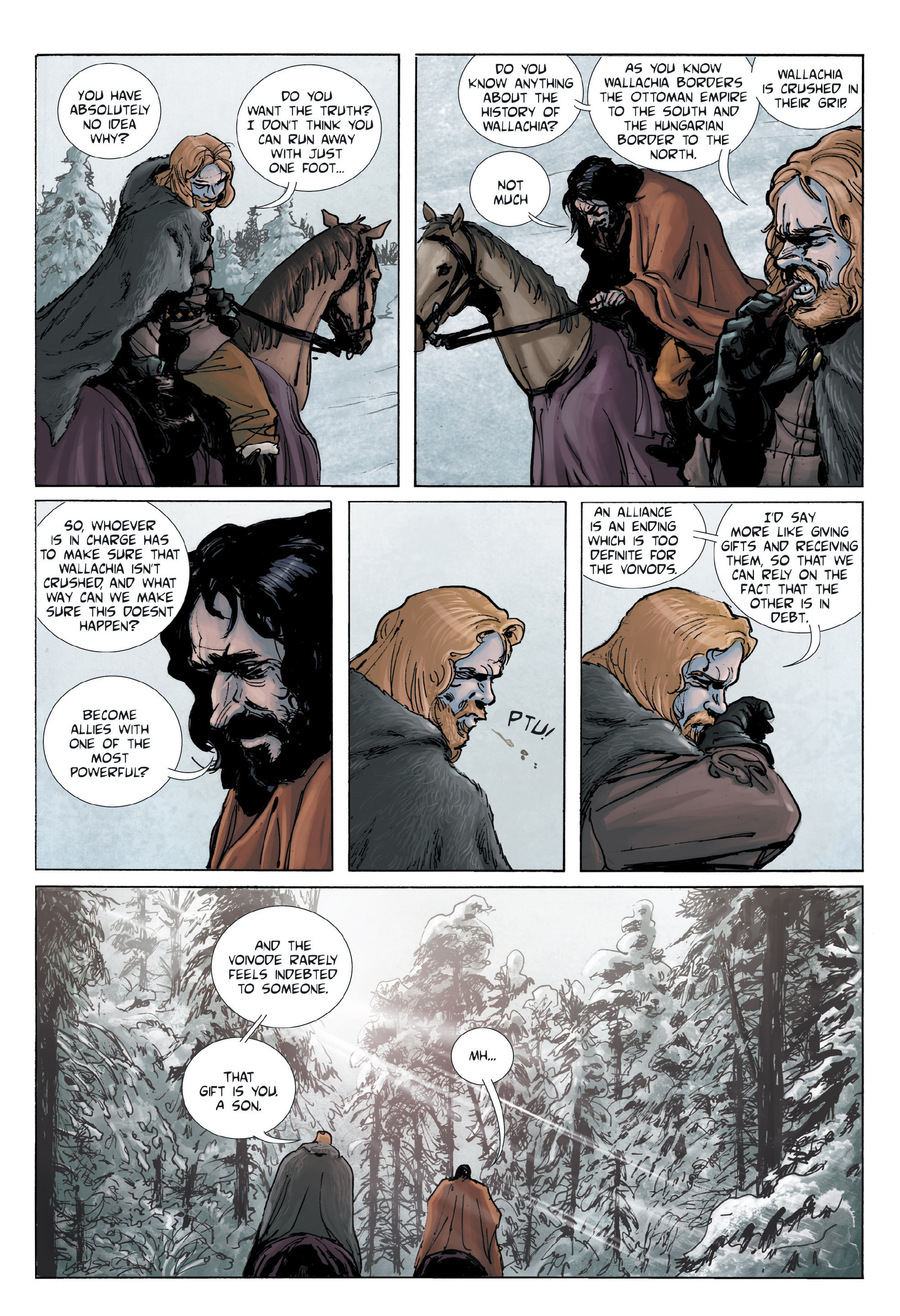 Read online Voivod: The True Story of Vlad the Impaler comic -  Issue # TPB - 101