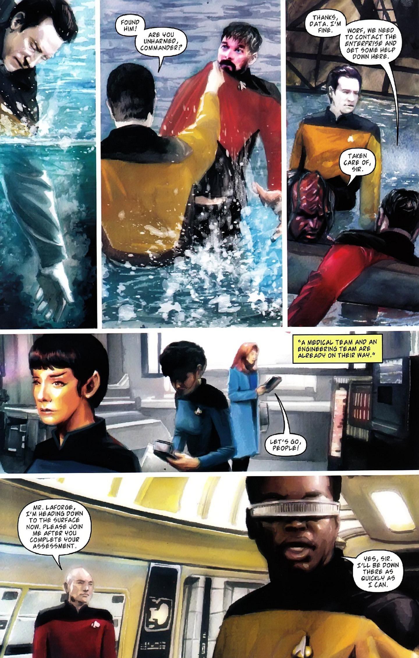 Read online Star Trek: The Next Generation/Doctor Who: Assimilation² comic -  Issue #2 - 13