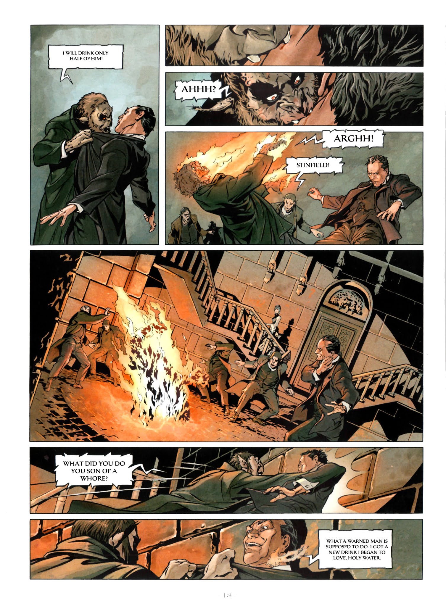 Read online Sherlock Holmes and the Vampires of London comic -  Issue # TPB - 19