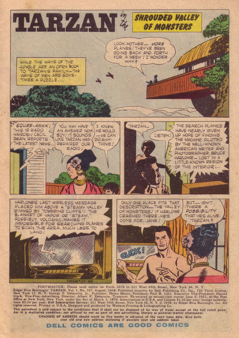 Read online Tarzan (1948) comic -  Issue #107 - 3