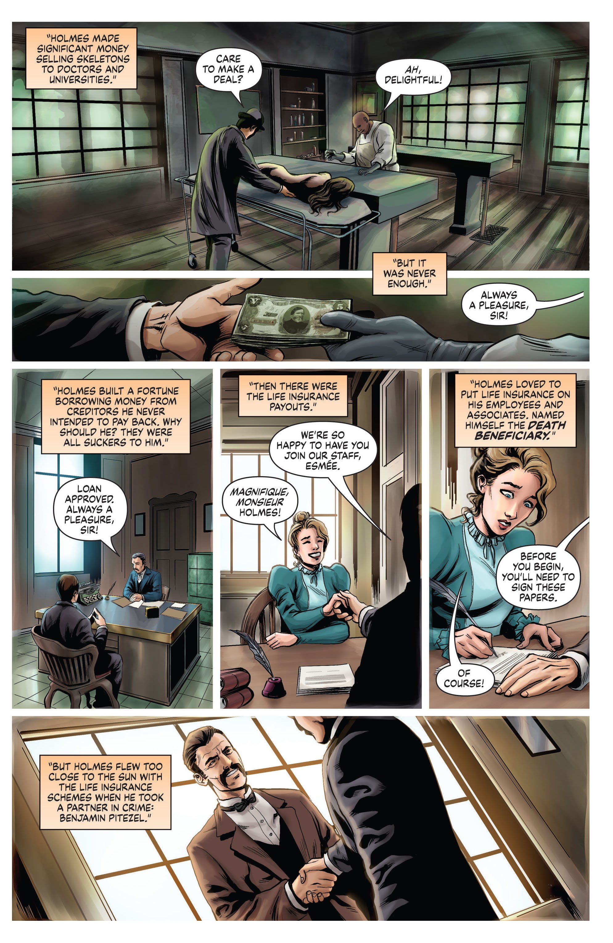 Read online Grimm Tales of Terror Quarterly: H.H. Holmes comic -  Issue # Full - 30