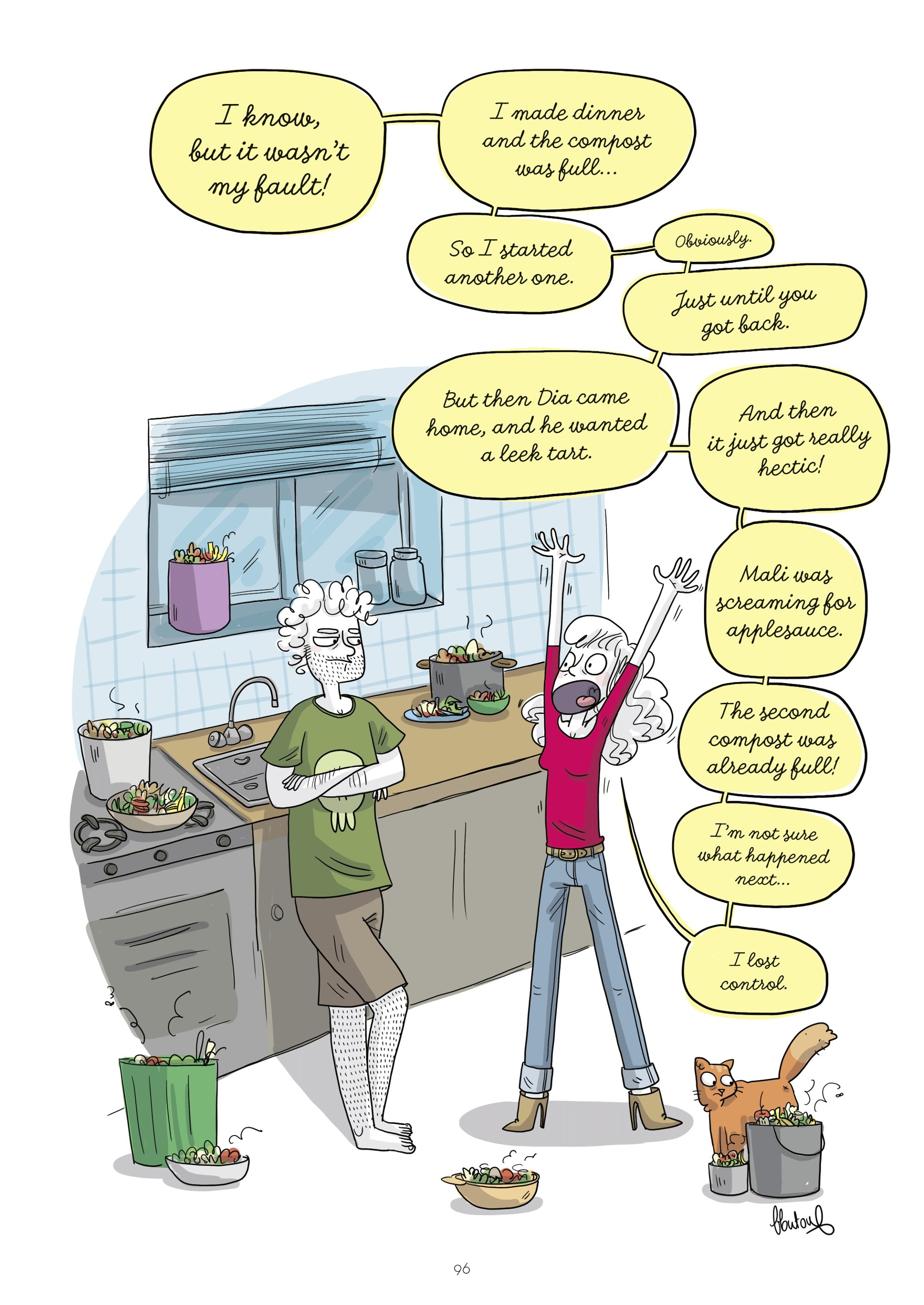 Read online The Diary of the (Nearly) Zero-Waste Family comic -  Issue # TPB - 96