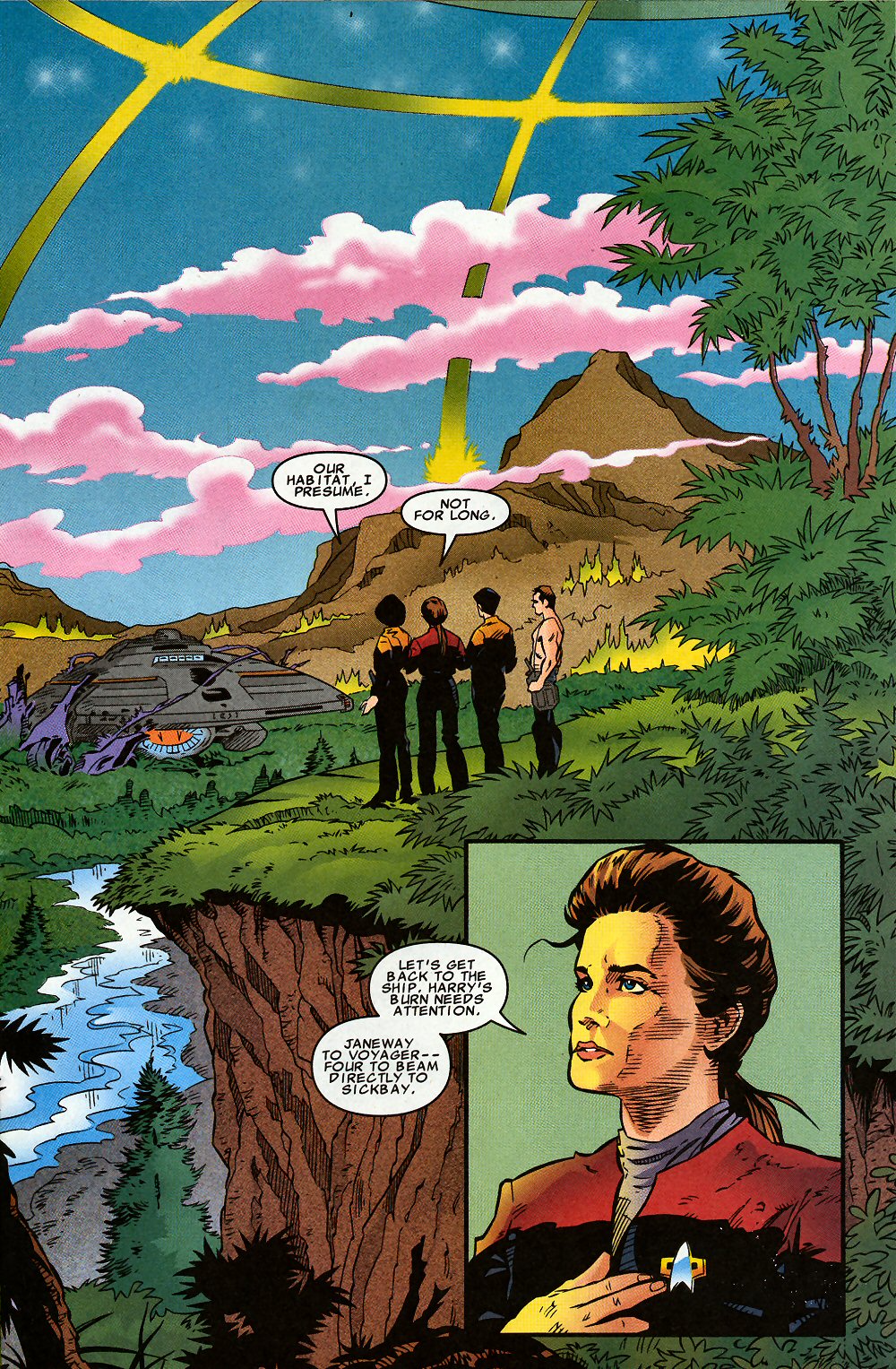 Read online Star Trek: Voyager comic -  Issue #12 - 7