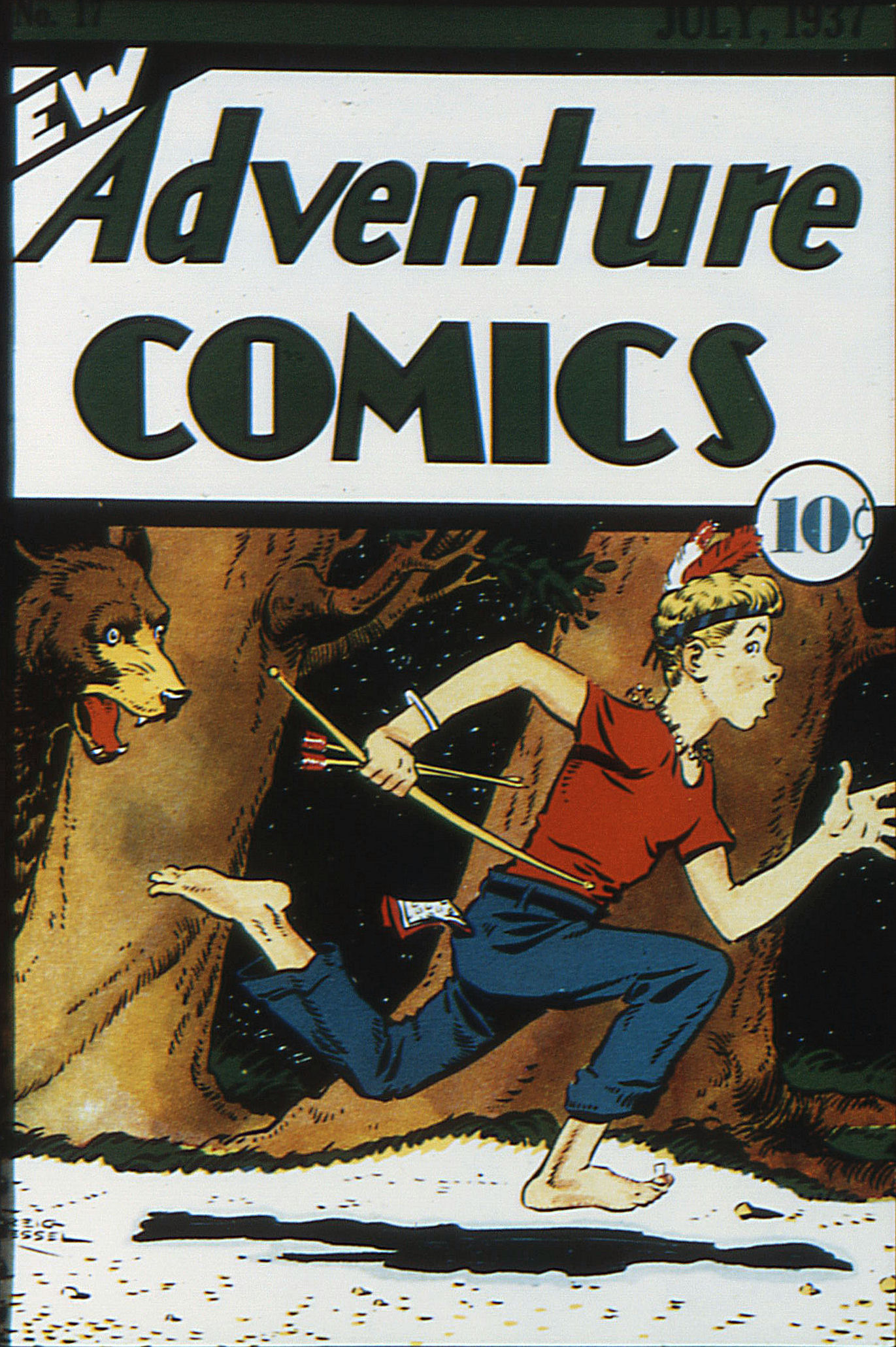 Read online Adventure Comics (1938) comic -  Issue #17 - 1