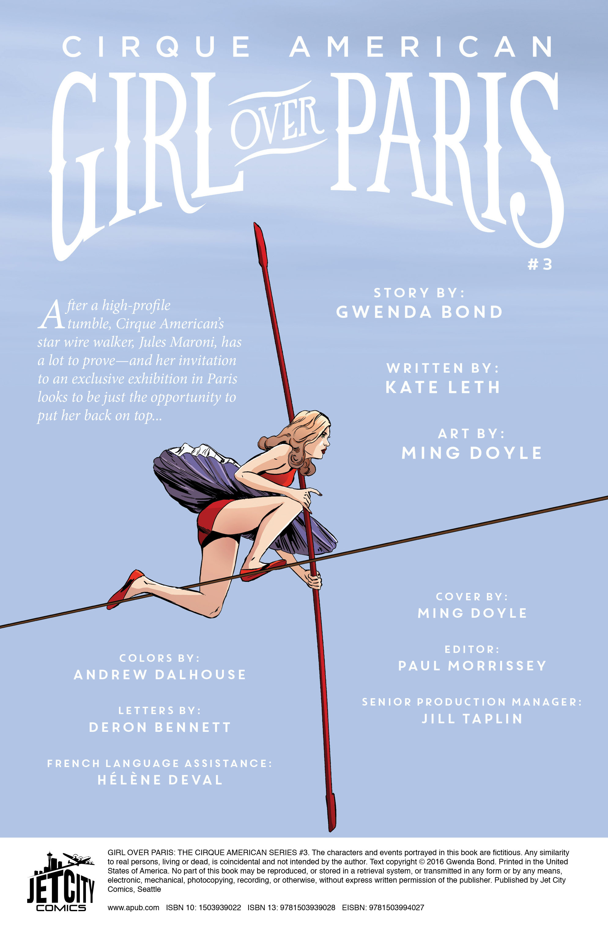 Read online Girl Over Paris (The Cirque American Series) comic -  Issue #3 - 2