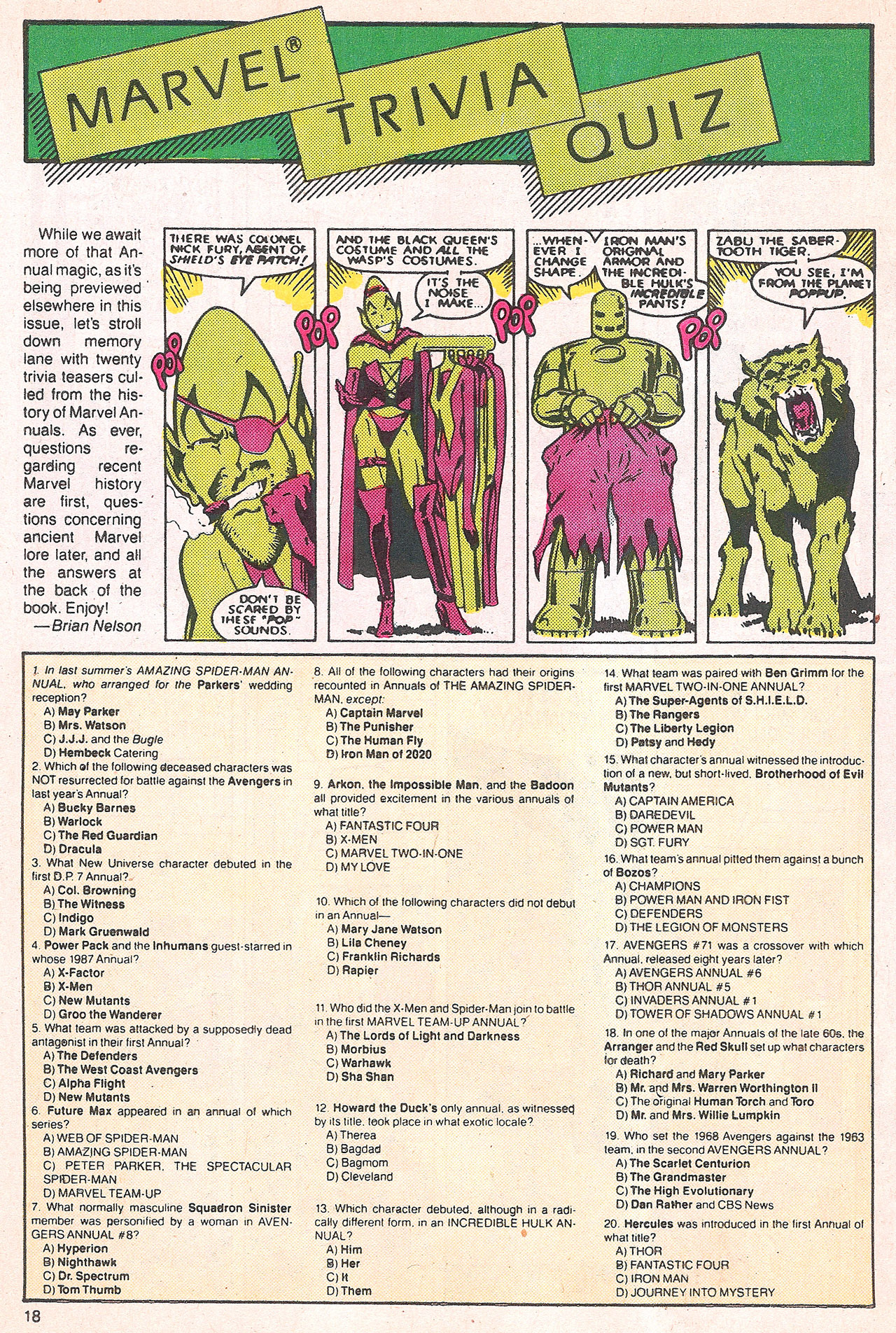 Read online Marvel Age comic -  Issue #64 - 19