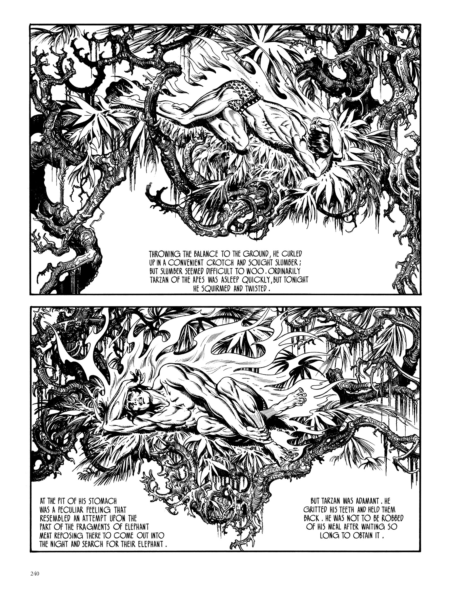 Read online Edgar Rice Burroughs' Tarzan: Burne Hogarth's Lord of the Jungle comic -  Issue # TPB - 239