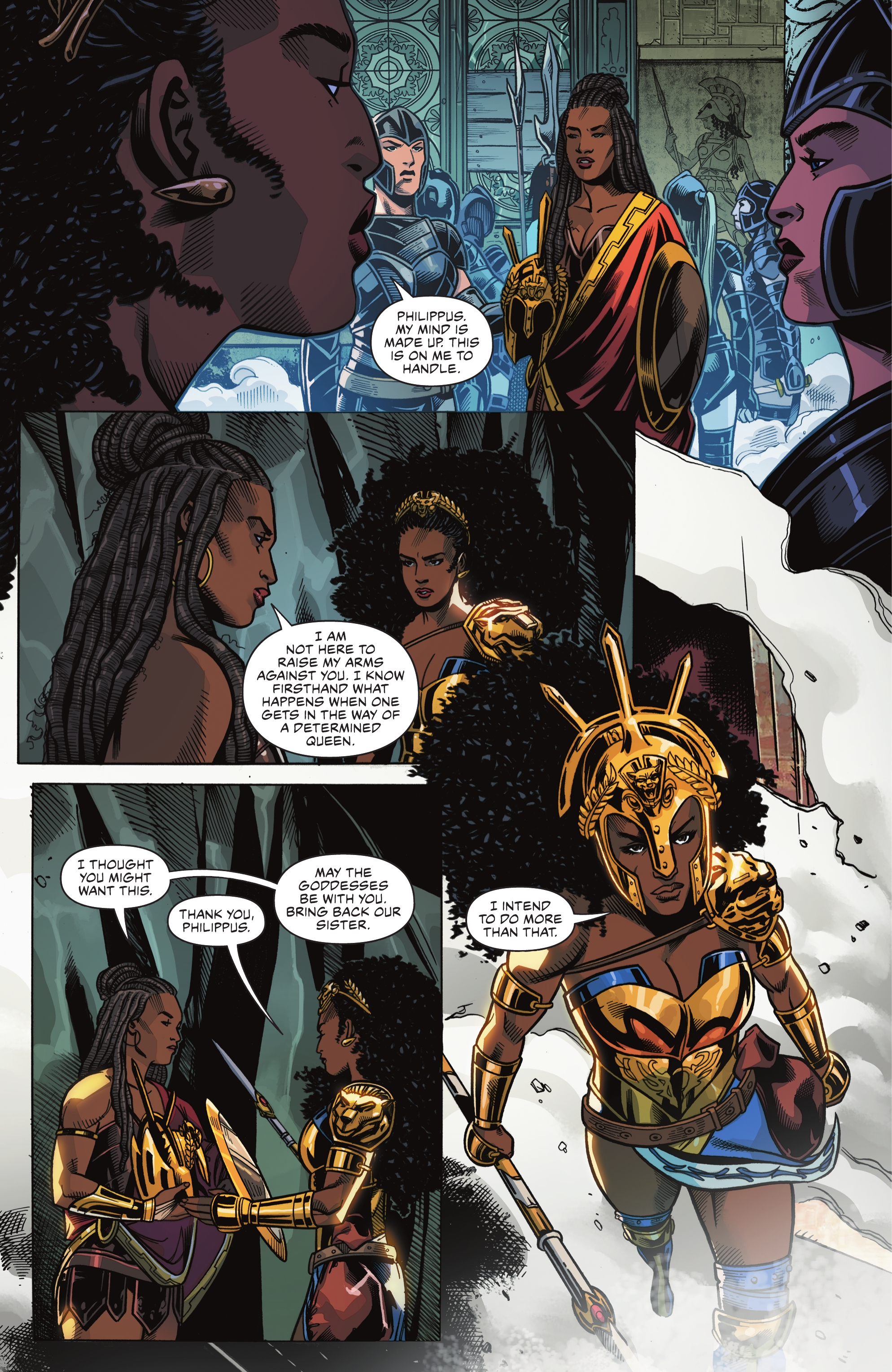 Read online Nubia & the Amazons comic -  Issue #4 - 19