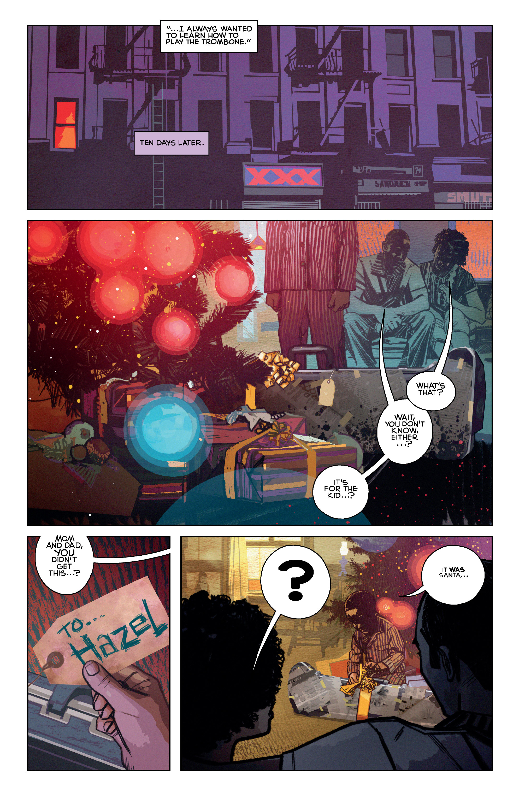 Read online Hazel and Cha Cha Save Christmas: Tales from the Umbrella Academy comic -  Issue # Full - 33