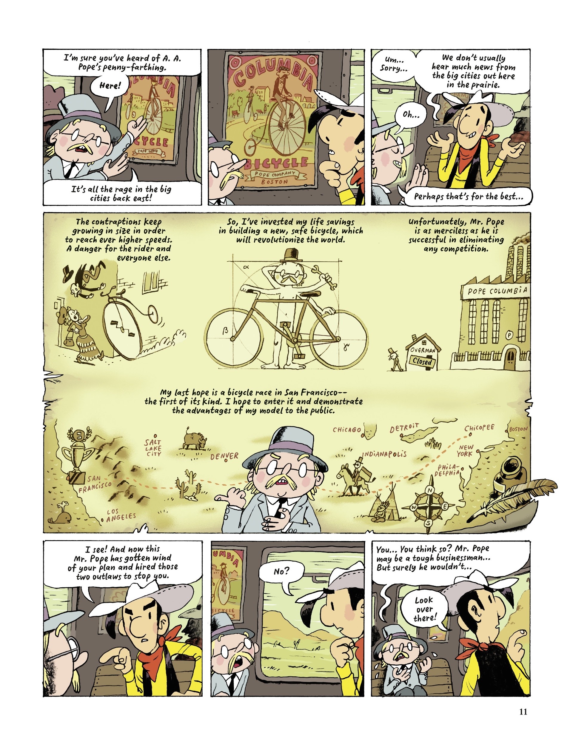 Read online Lucky Luke Saddles Up comic -  Issue # TPB - 11