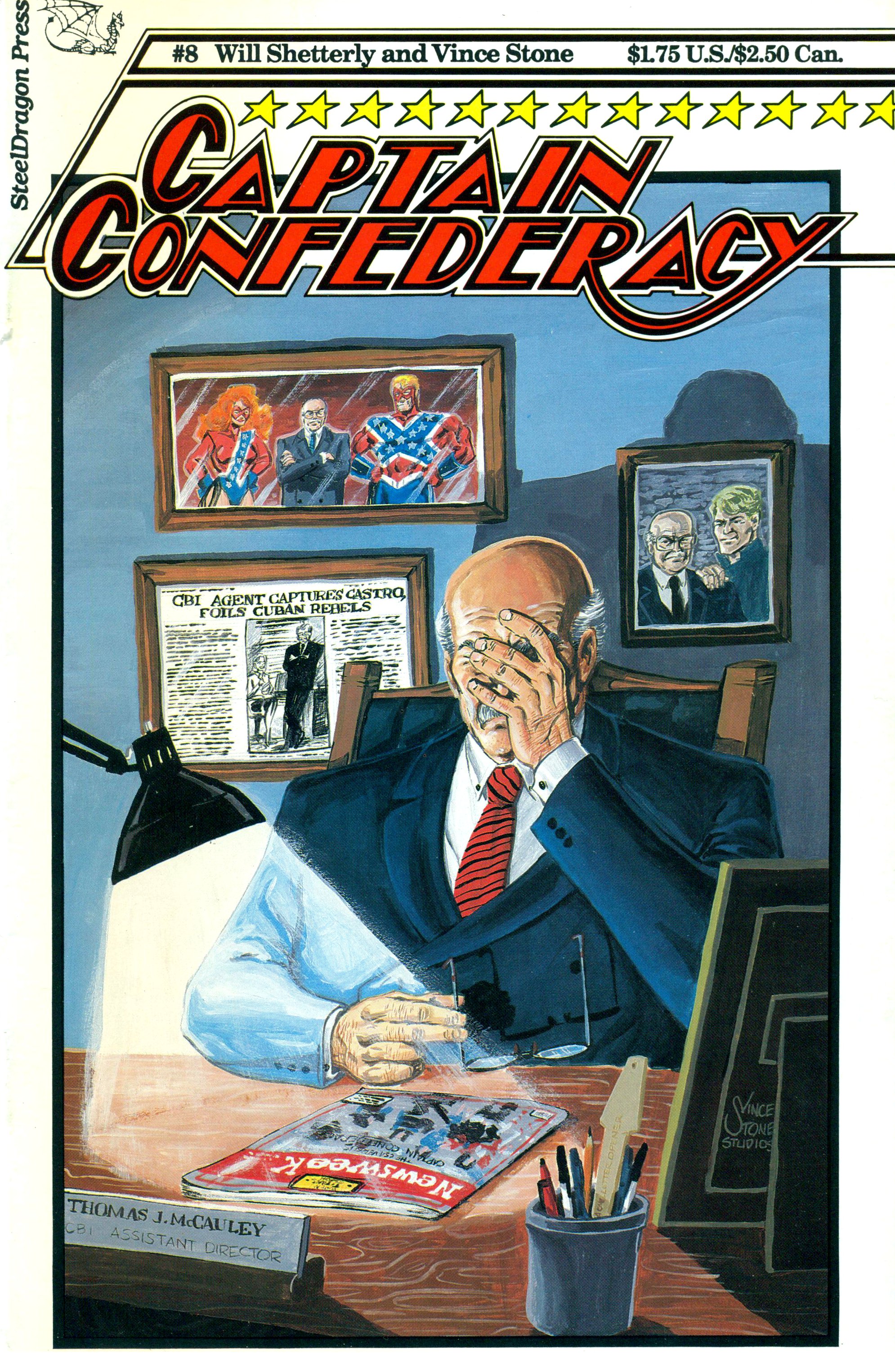 Read online Captain Confederacy (1986) comic -  Issue #8 - 1