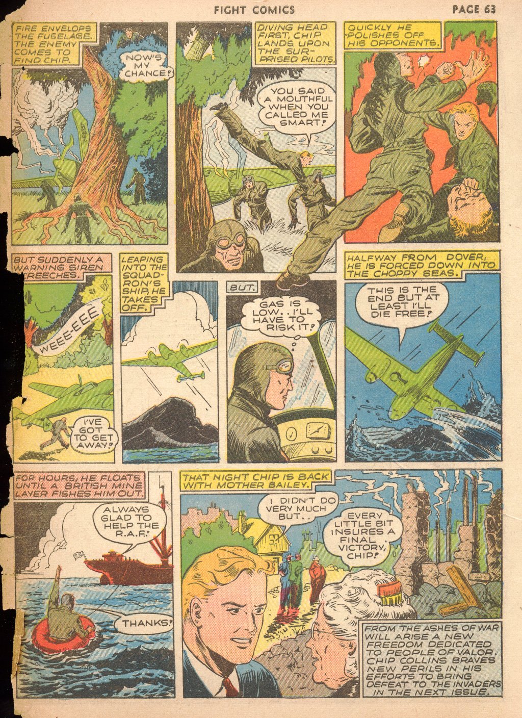 Read online Fight Comics comic -  Issue #15 - 64