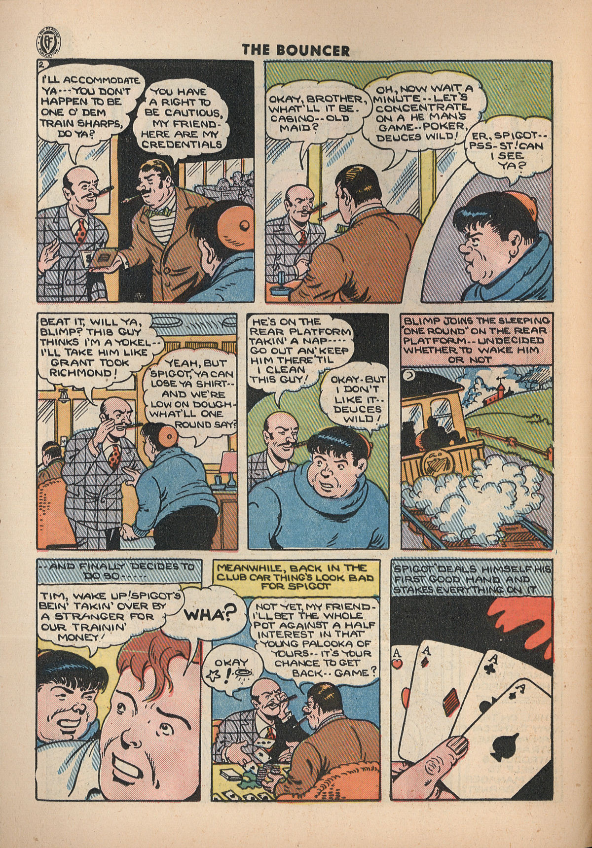 Read online The Bouncer (1944) comic -  Issue #13 - 14