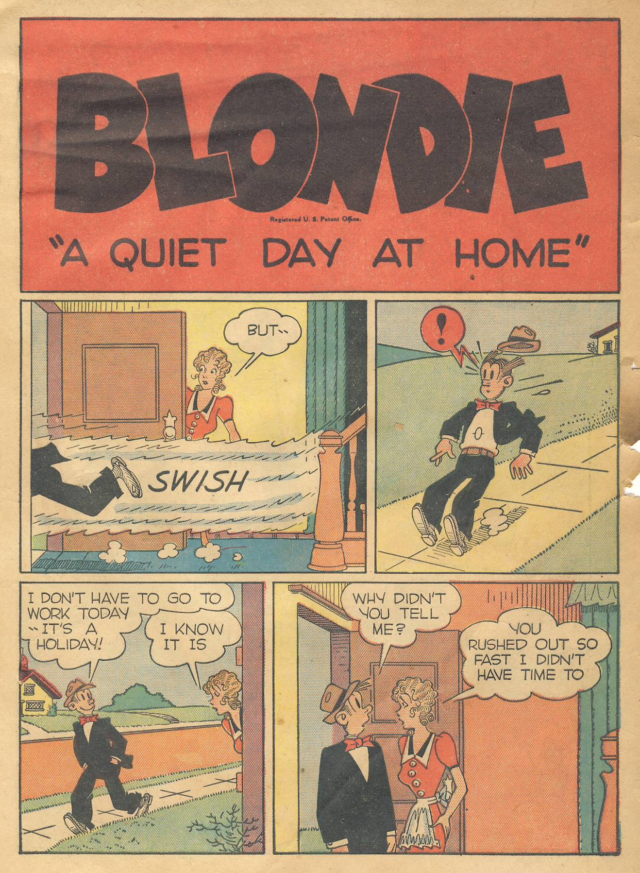 Read online Blondie Comics (1947) comic -  Issue #1 - 3