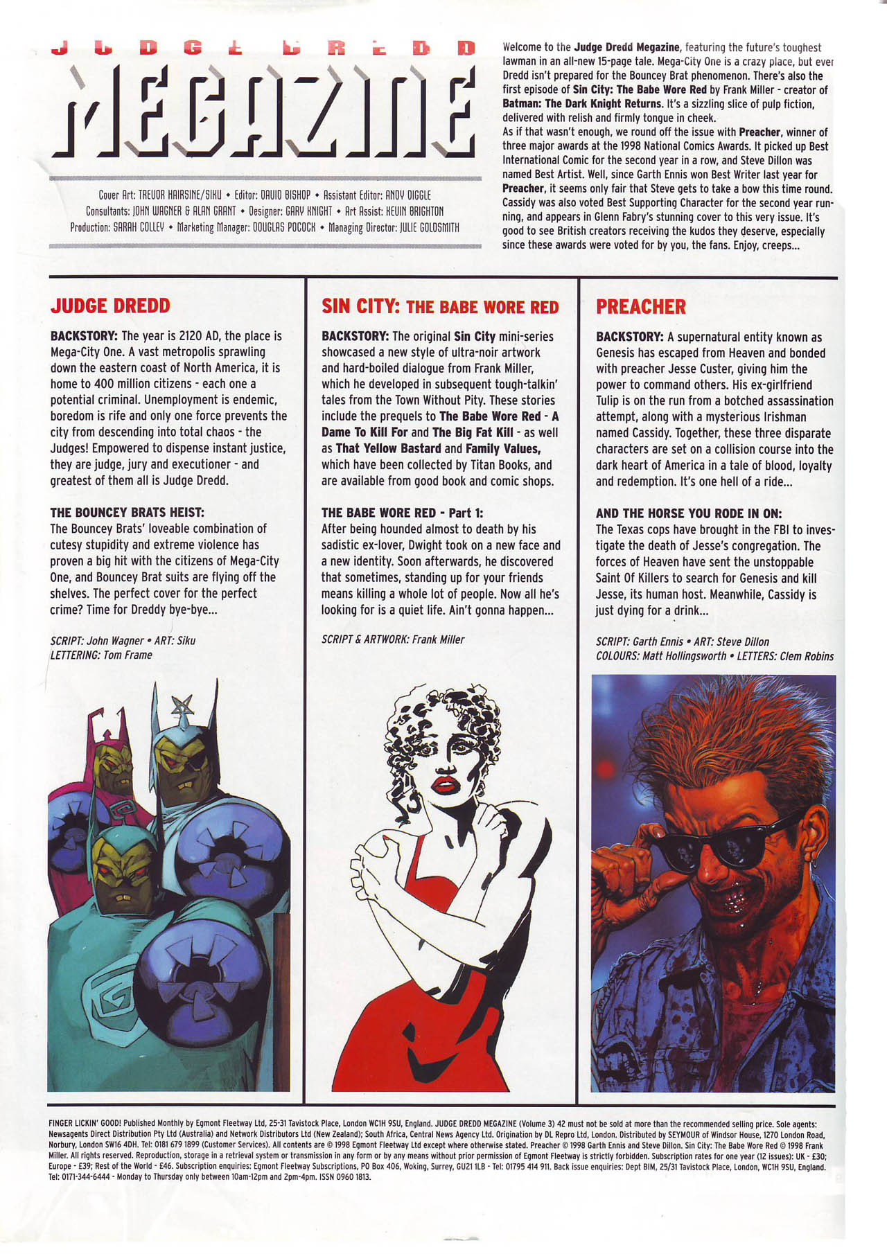 Read online Judge Dredd Megazine (vol. 3) comic -  Issue #42 - 2