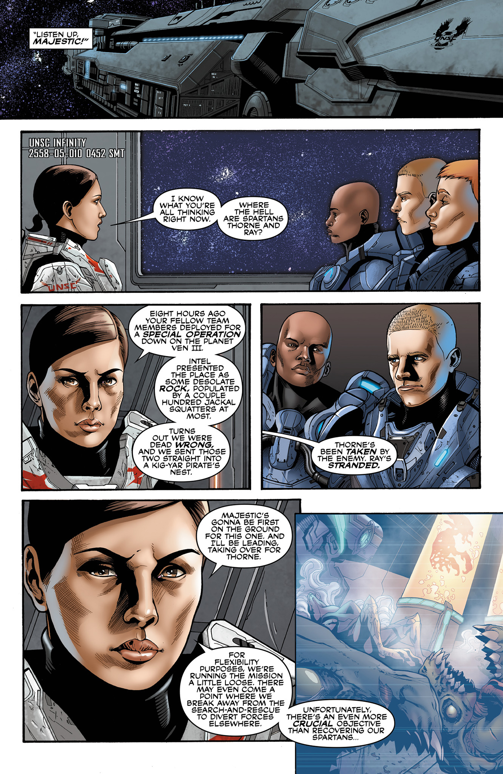 Read online Halo: Escalation comic -  Issue #12 - 6