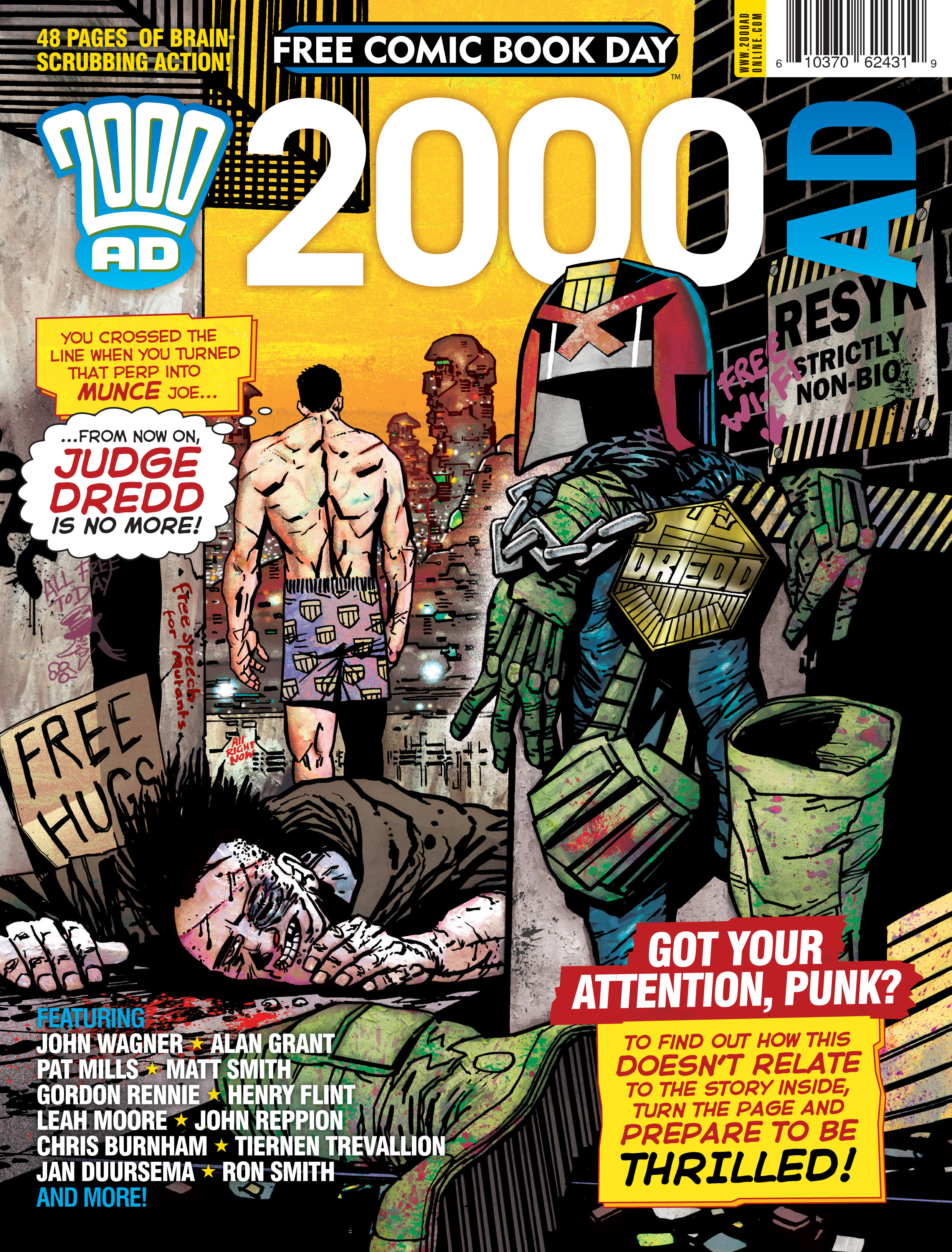 Read online Free Comic Book Day 2014 comic -  Issue # 2000 AD - 1