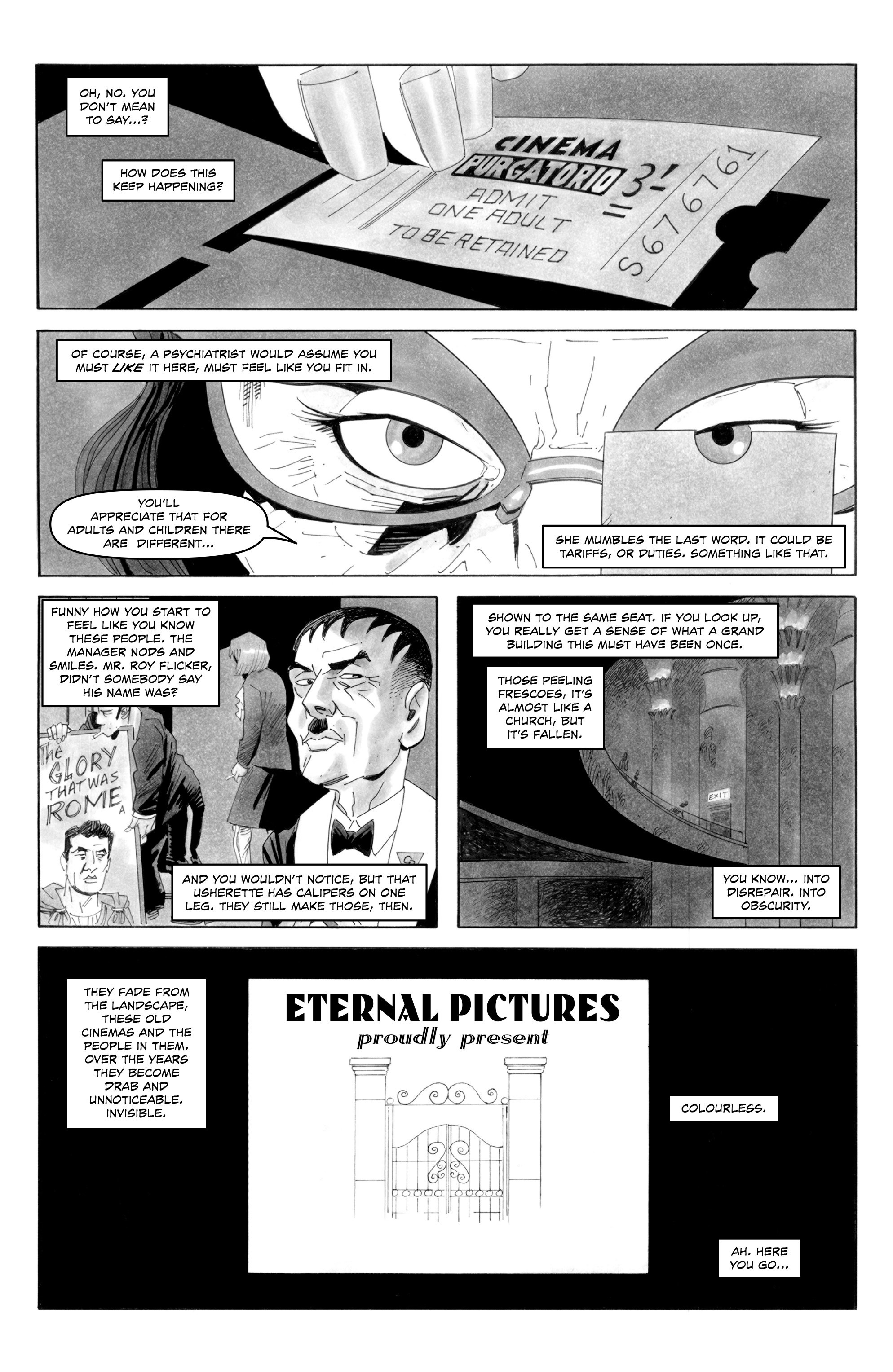 Read online Alan Moore's Cinema Purgatorio comic -  Issue #3 - 5