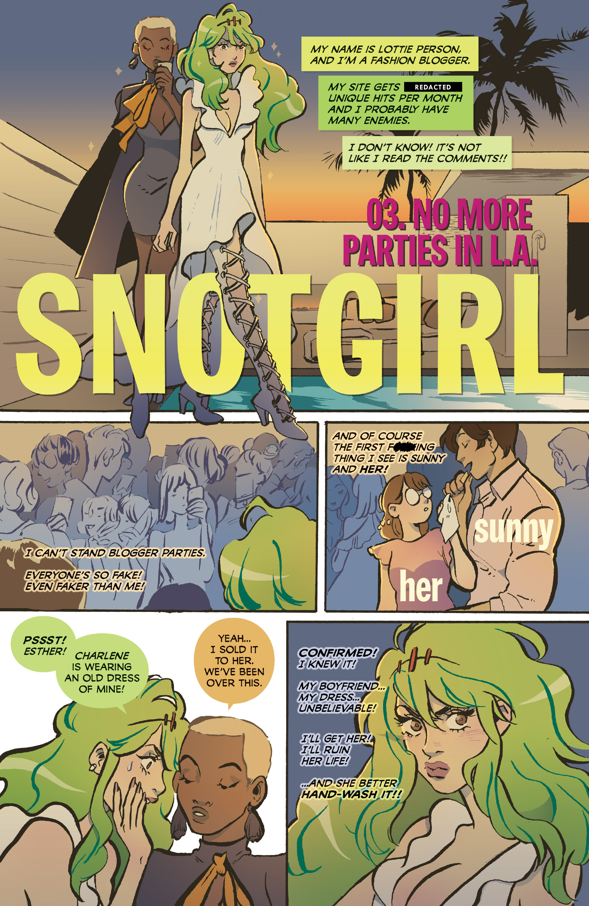 Read online Snotgirl comic -  Issue #3 - 6