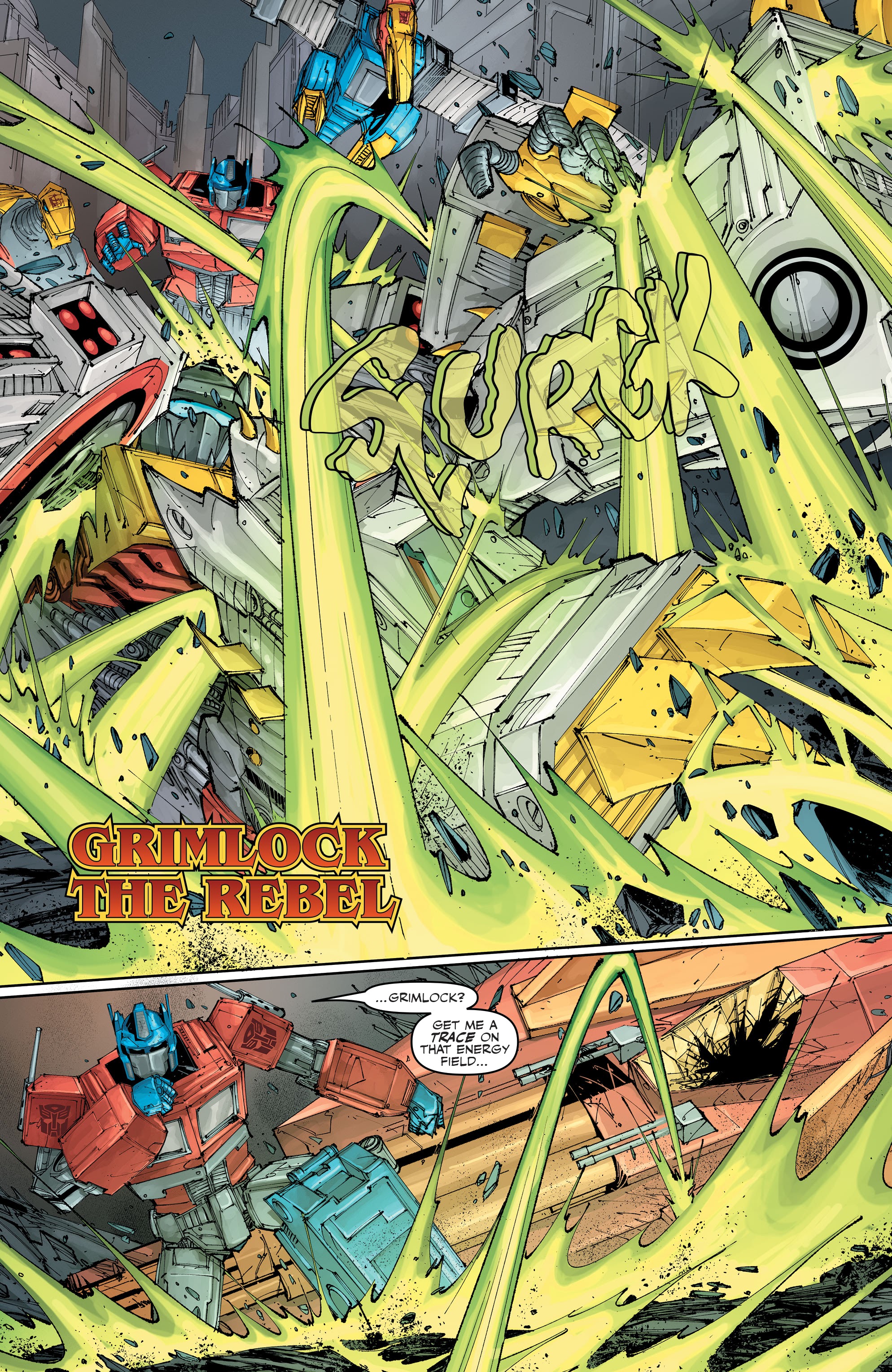 Read online Transformers King Grimlock comic Issue 1