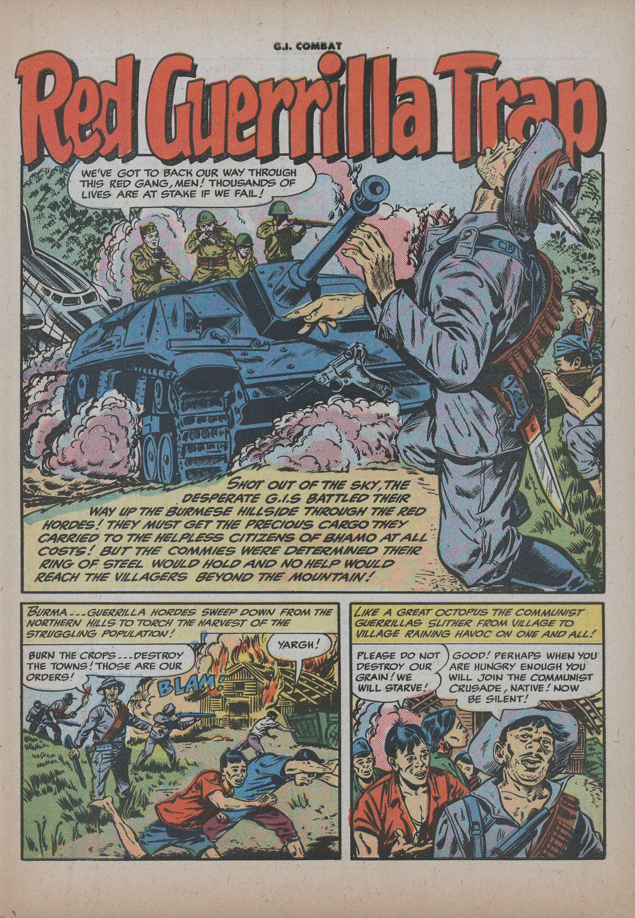 Read online G.I. Combat (1952) comic -  Issue #26 - 27