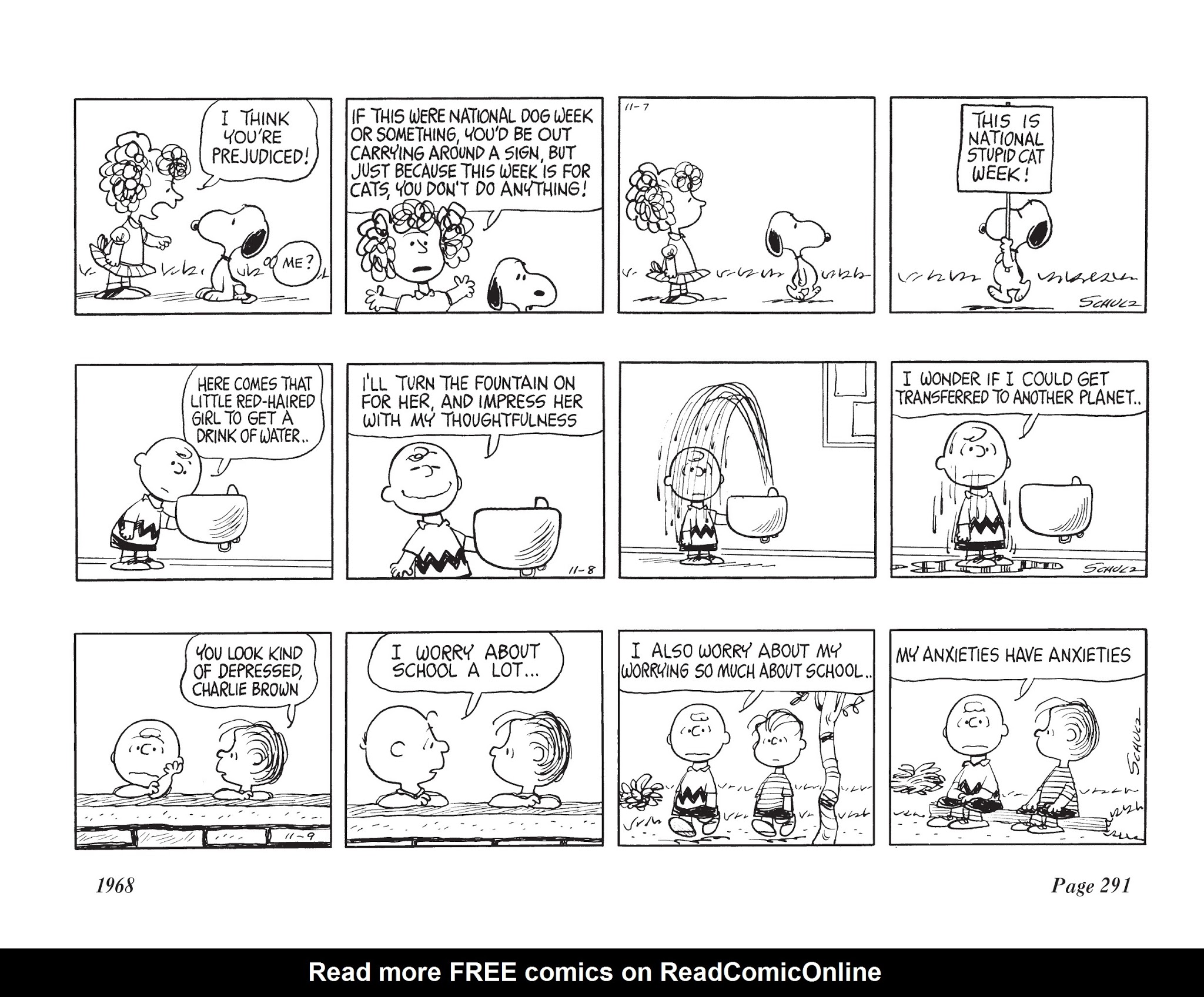 Read online The Complete Peanuts comic -  Issue # TPB 9 - 302