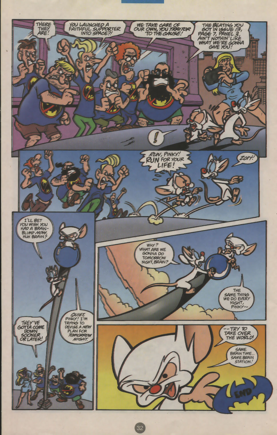 Read online Pinky and The Brain comic -  Issue #25 - 25