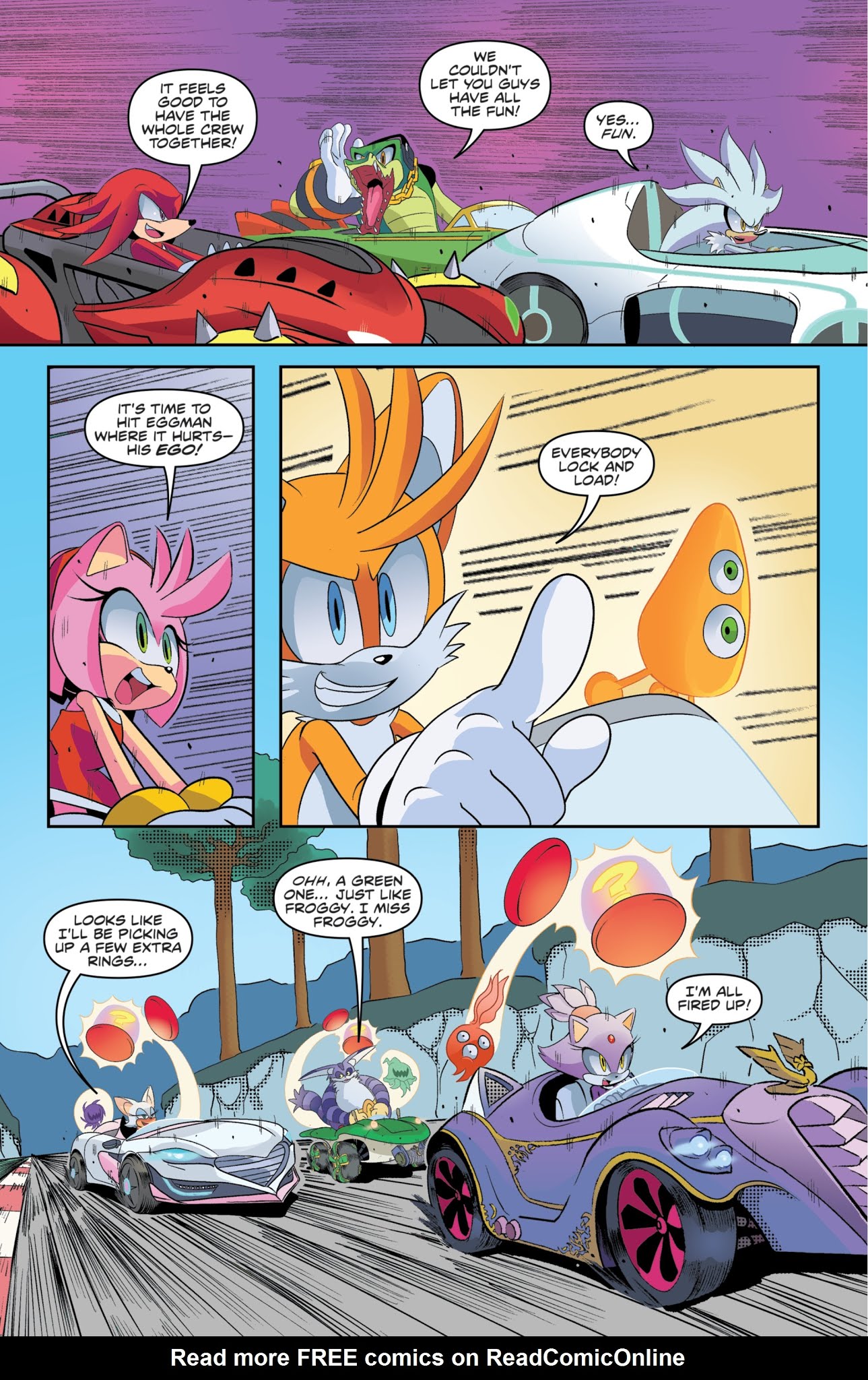 Read online Team Sonic Racing One-Shot comic -  Issue # Full - 16