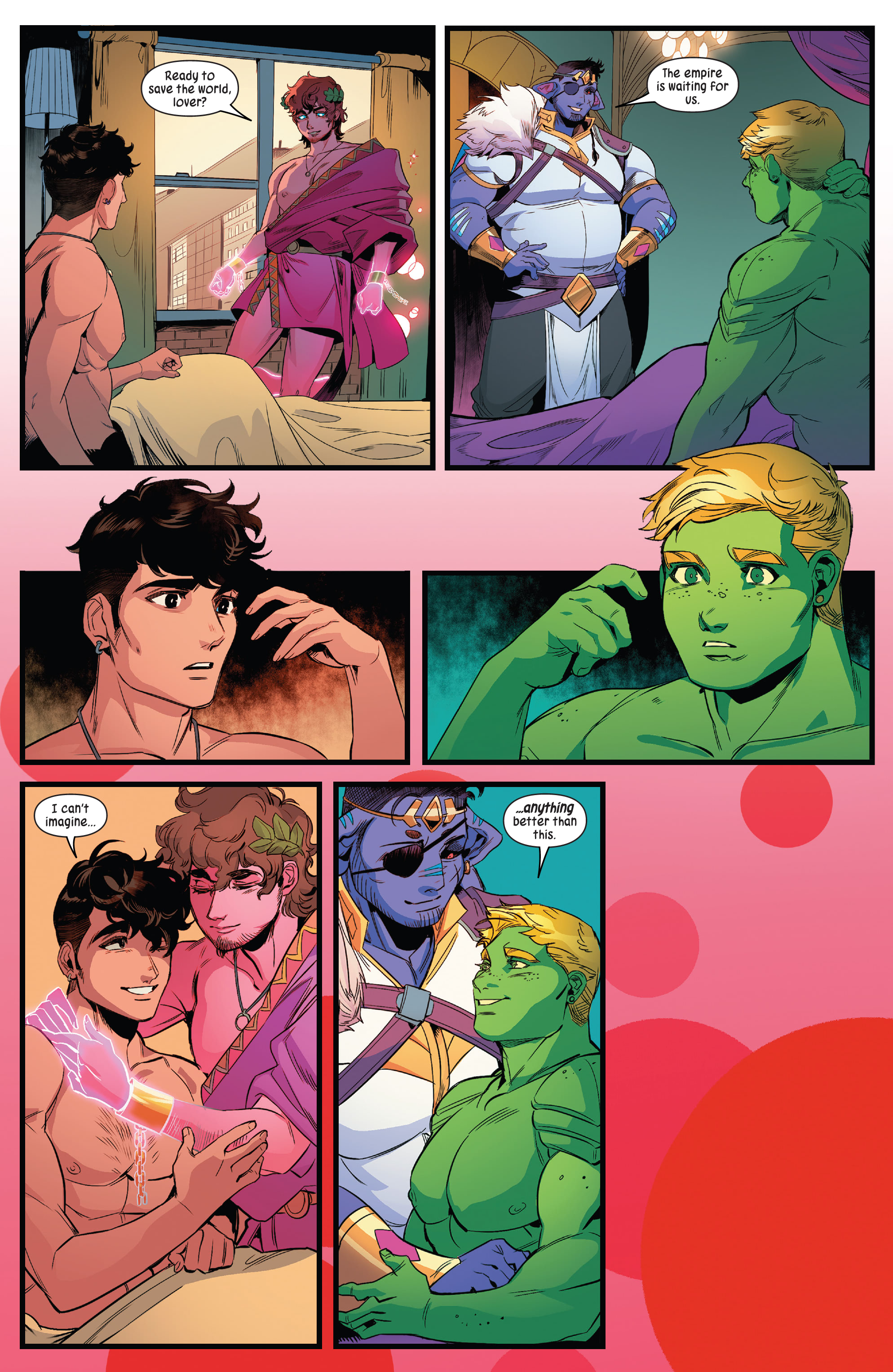 Read online Hulkling & Wiccan comic -  Issue #1 - 12