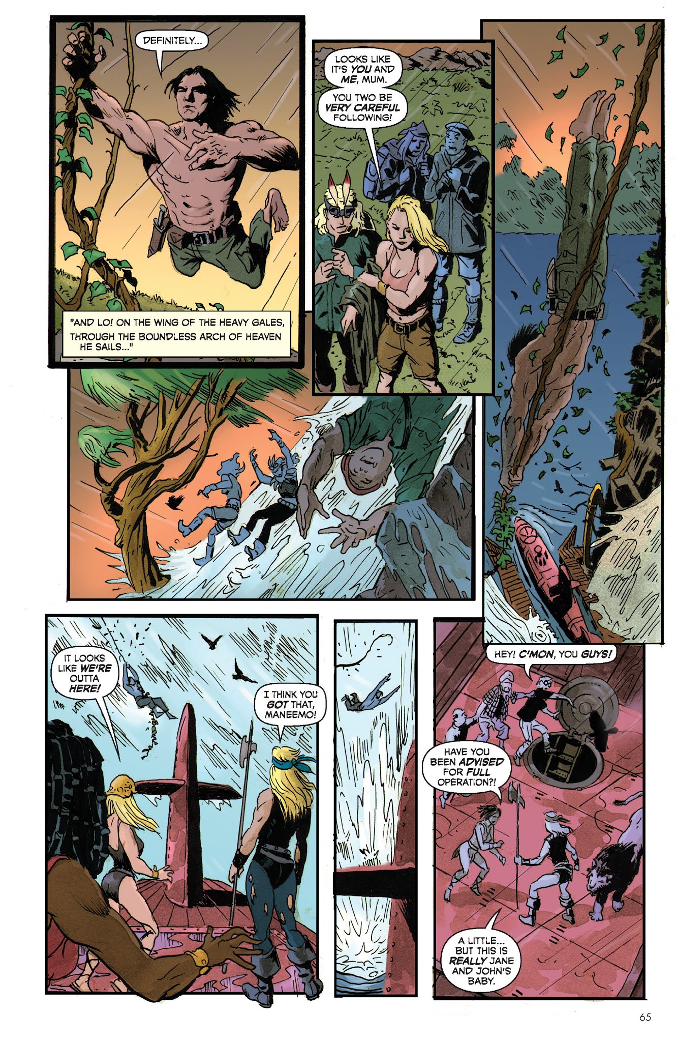 Read online The Once and Future Tarzan comic -  Issue # TPB - 66
