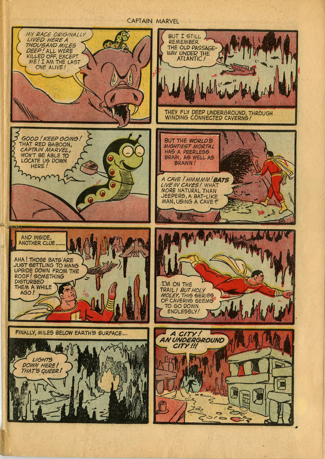 Read online Captain Marvel Adventures comic -  Issue #37 - 43