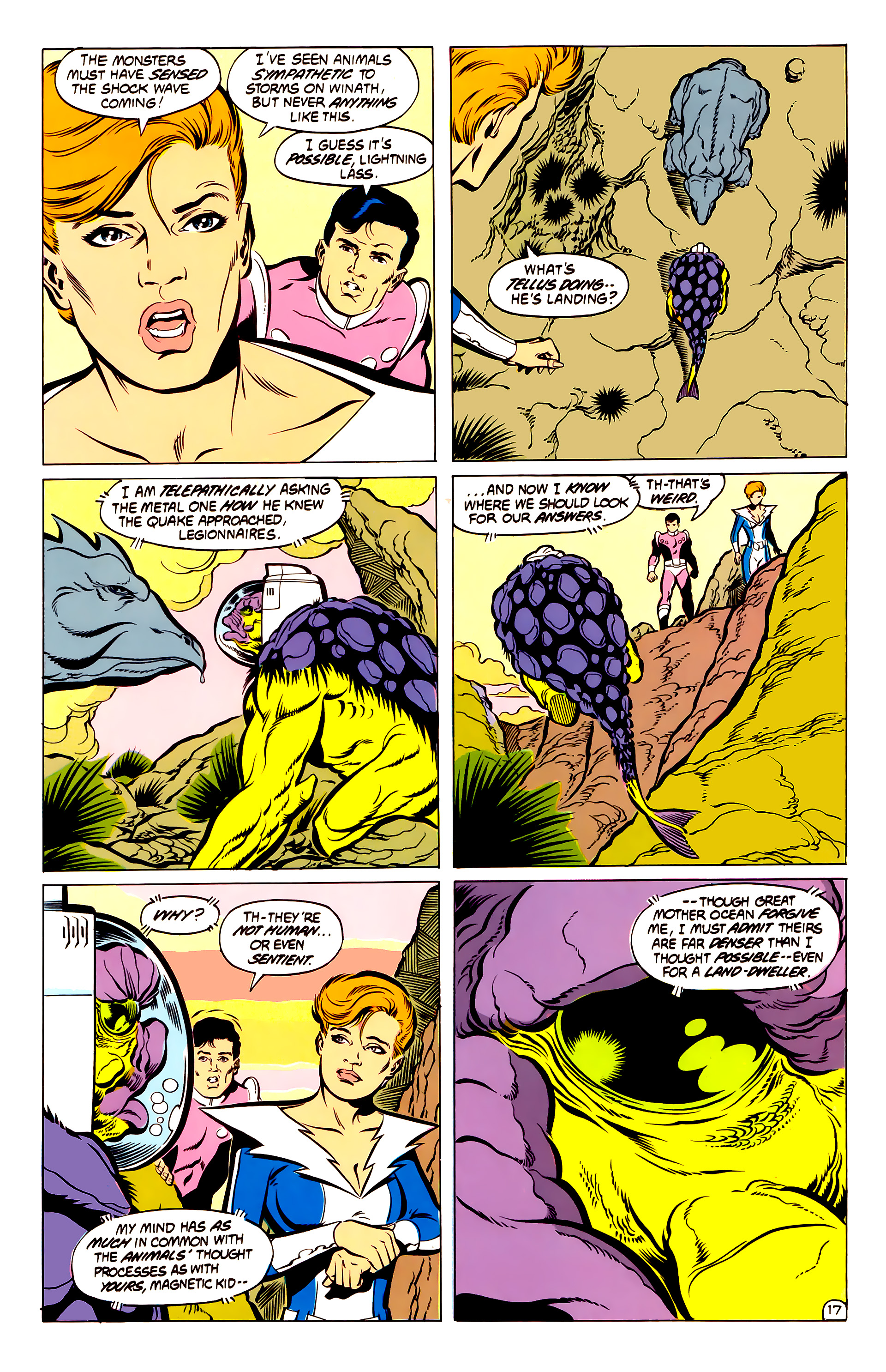 Legion of Super-Heroes (1984) 52 Page 17