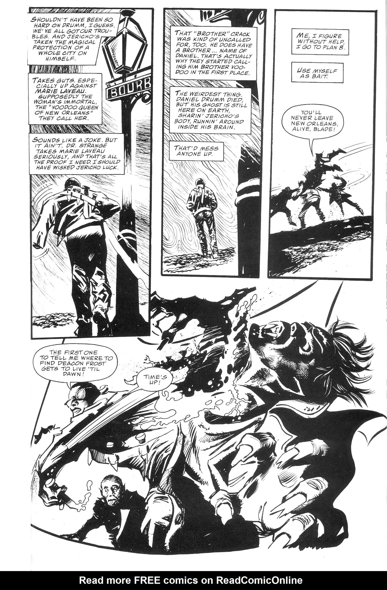Read online Blade: Black & White comic -  Issue # TPB - 117