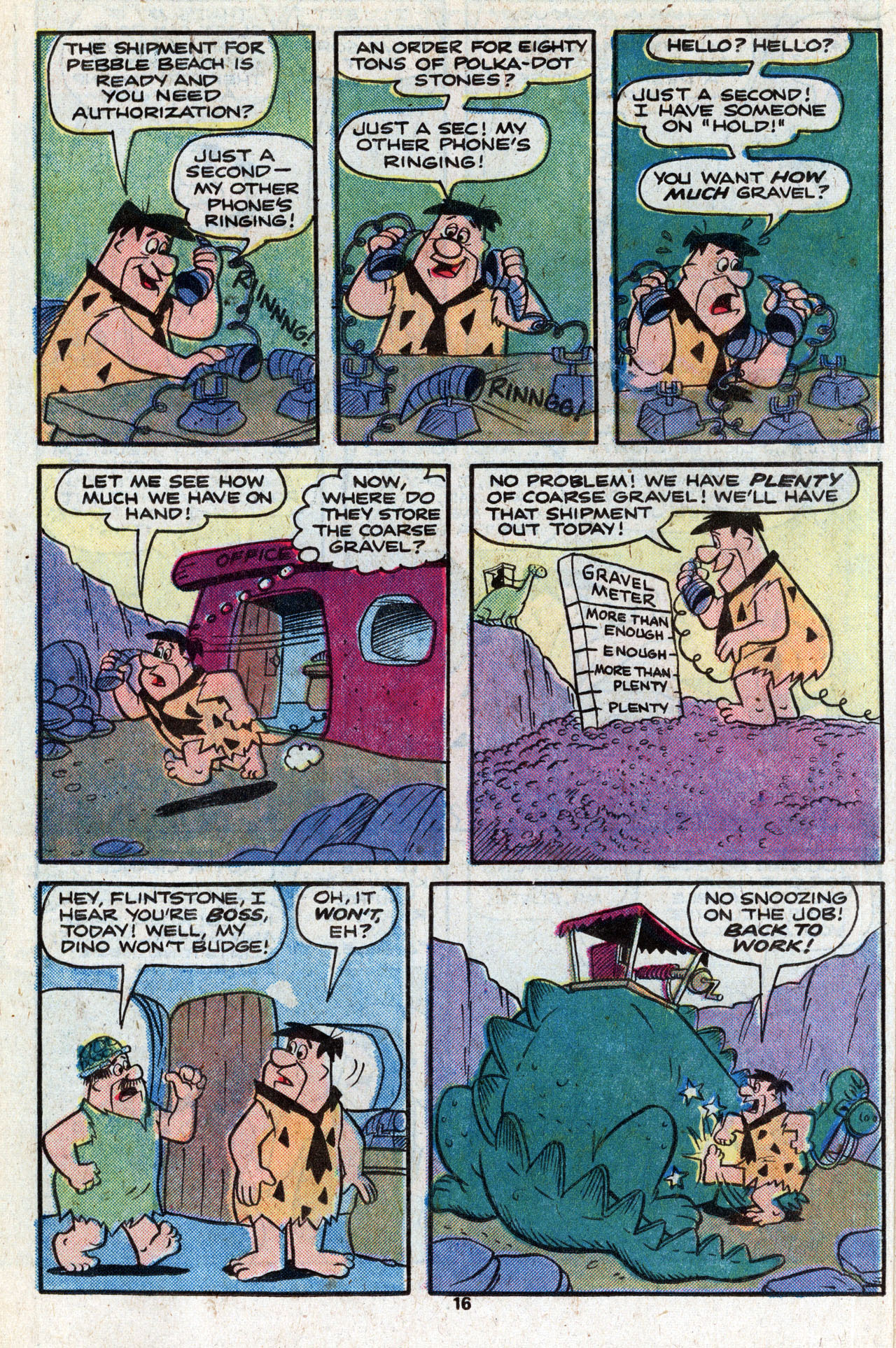 Read online The Flintstones (1977) comic -  Issue #5 - 18