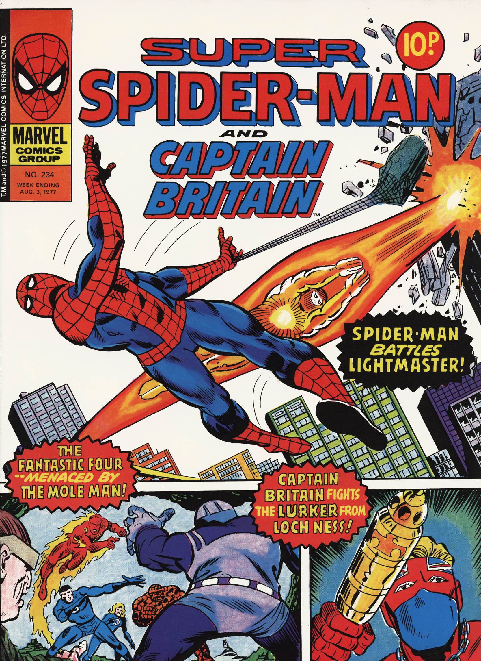 Read online Super Spider-Man and Captain Britain comic -  Issue #234 - 1