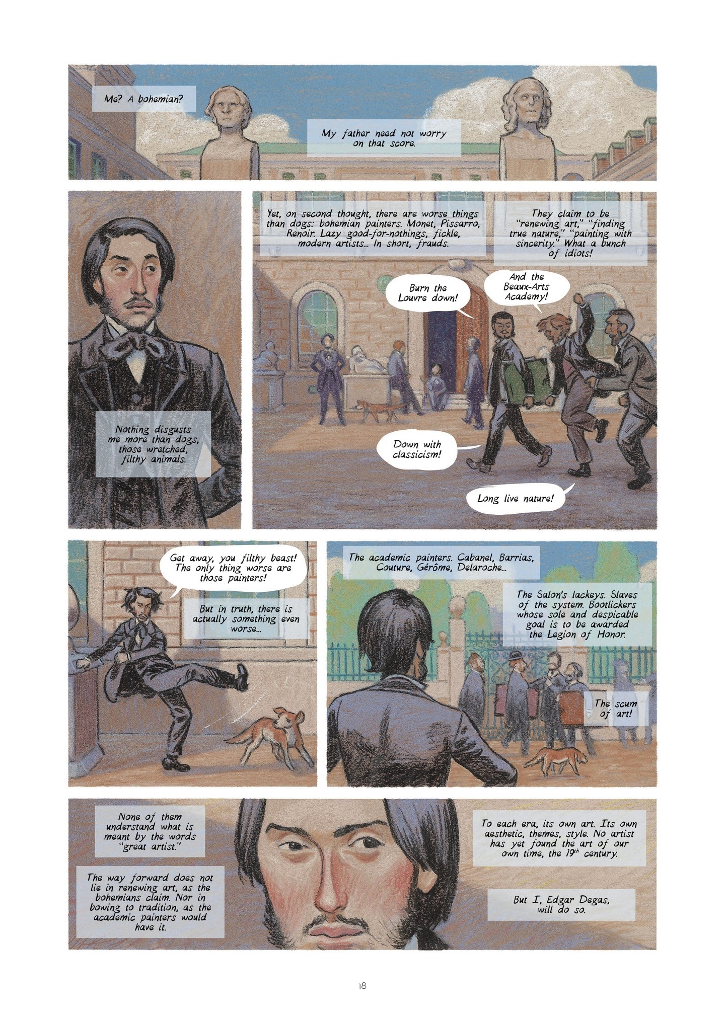 Read online Degas and Cassatt: The Dance of Solitude comic -  Issue # TPB - 18