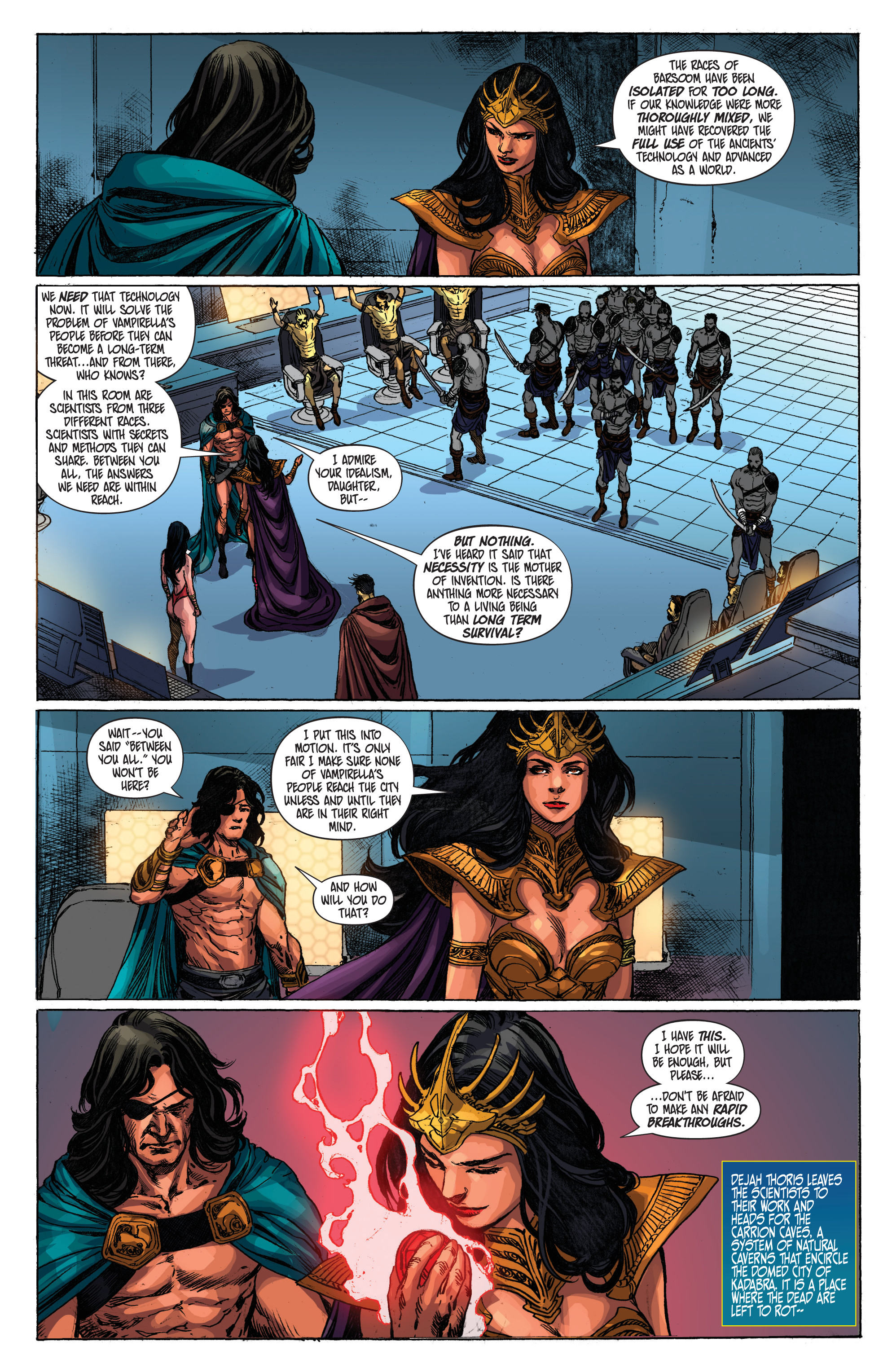 Read online Vampirella/Dejah Thoris comic -  Issue #5 - 11