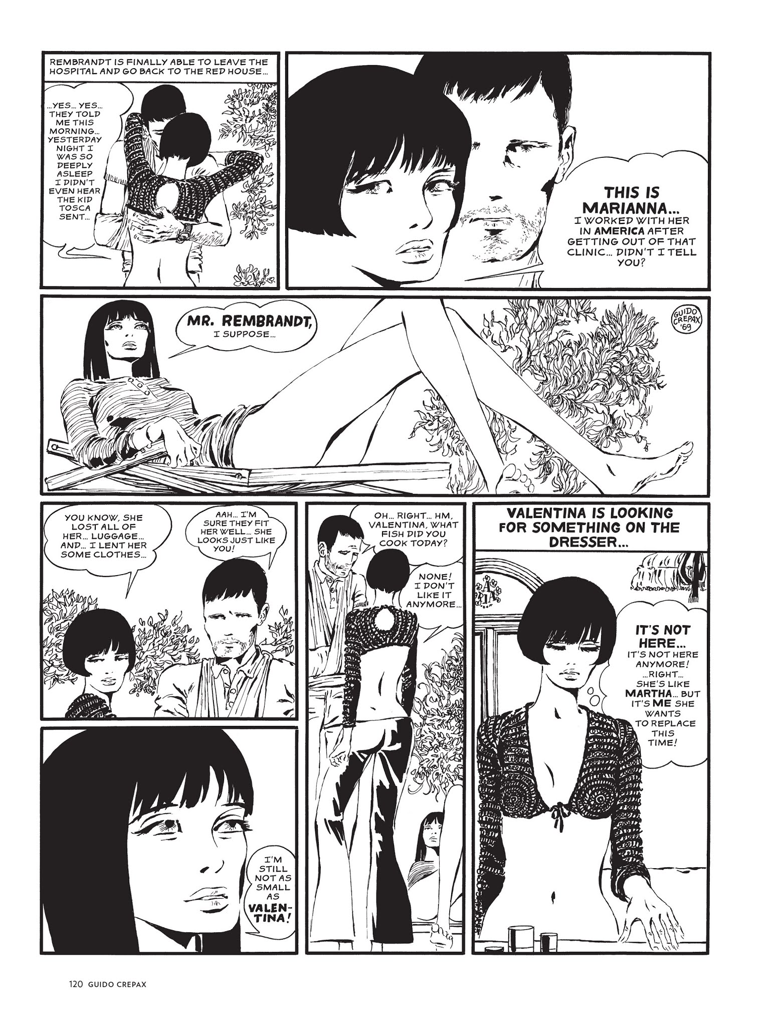 Read online The Complete Crepax comic -  Issue # TPB 2 - 113