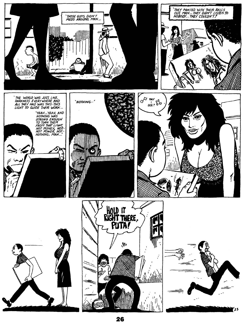 Read online Love and Rockets (1982) comic -  Issue #22 - 28