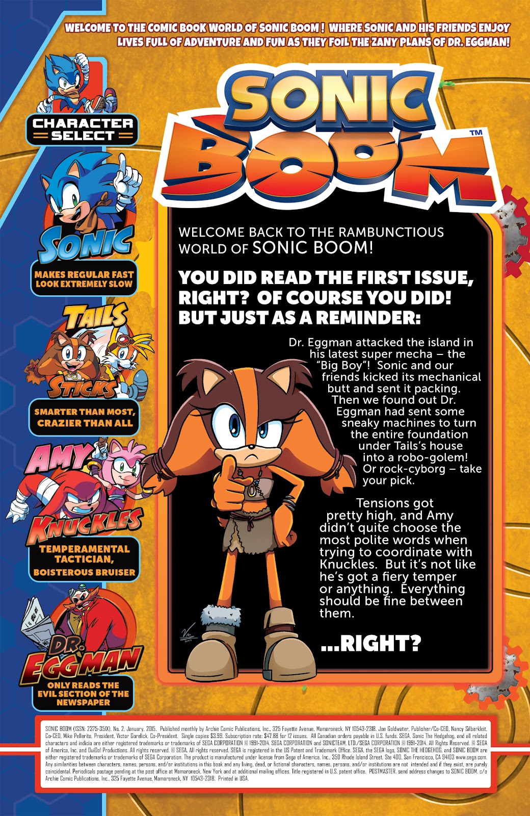 Sonic Boom issue 2 - Page 2